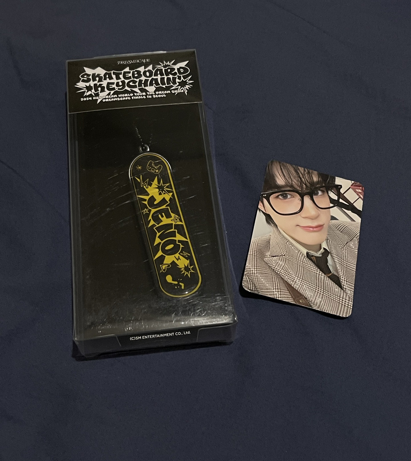 NCT DREAM JENO 夢秀3 滑板鑰匙圈組（含卡）