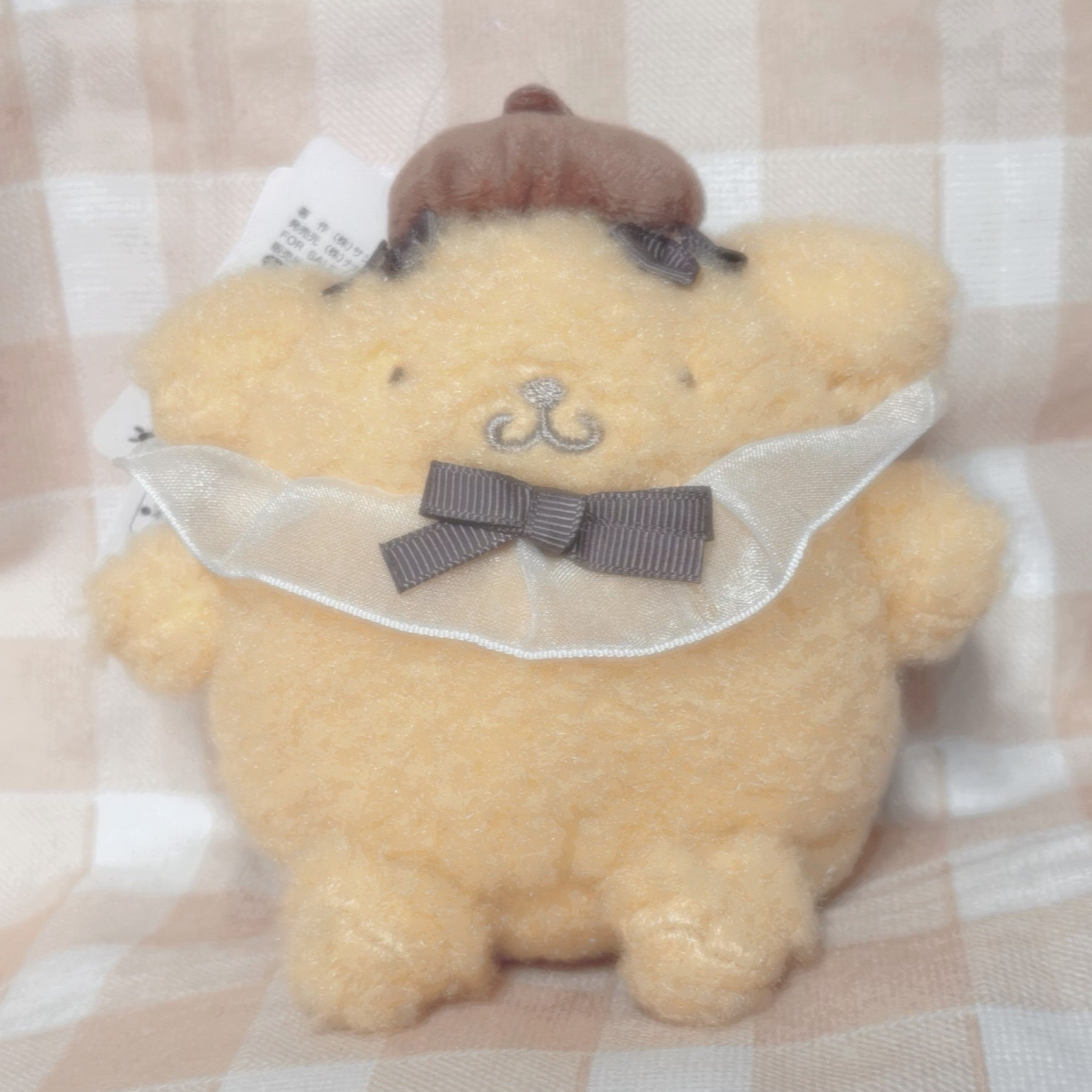 Sanrio｜毛毛ㄉ蝴蝶結布丁狗