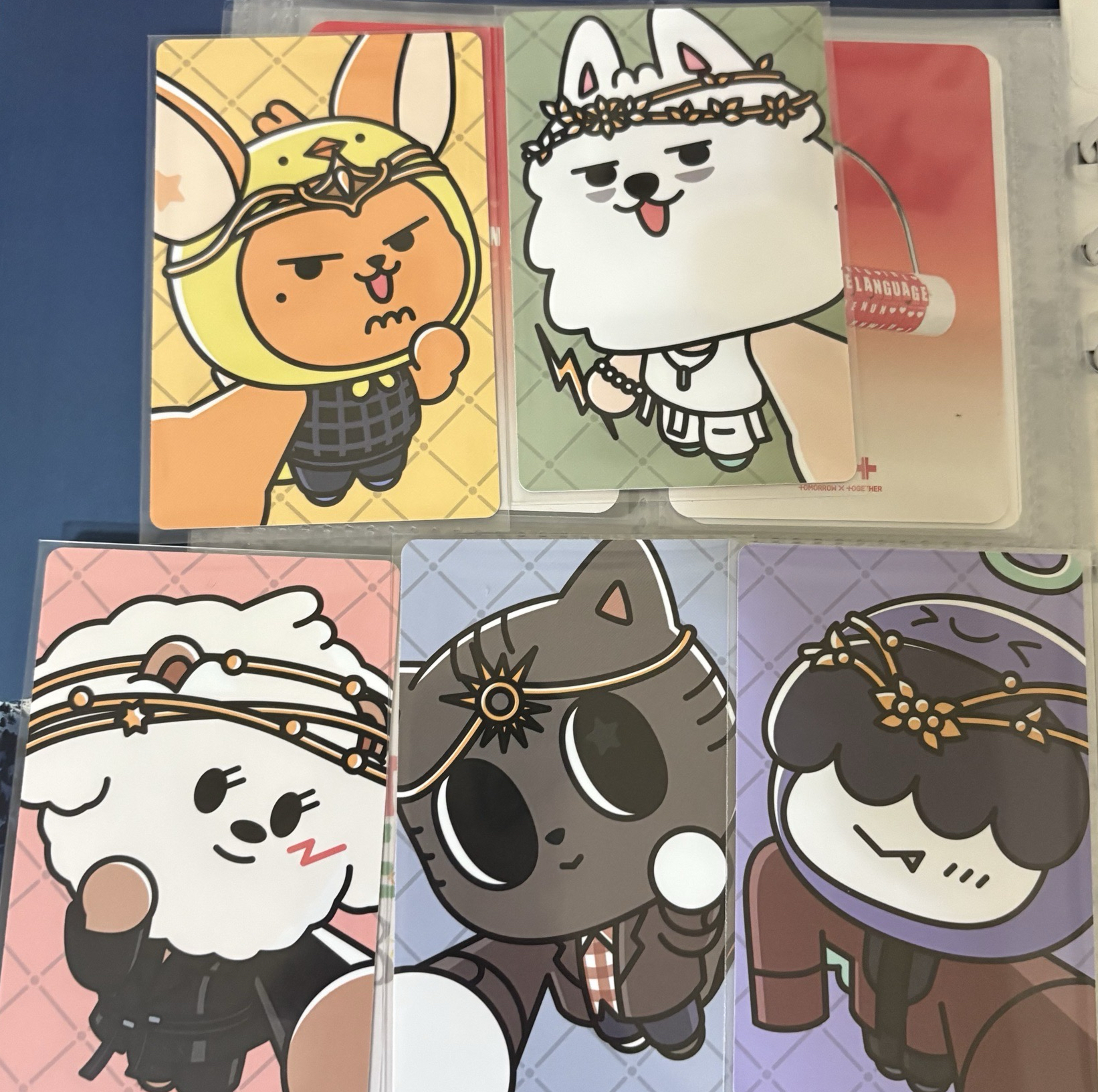 角巴年曆卡一套