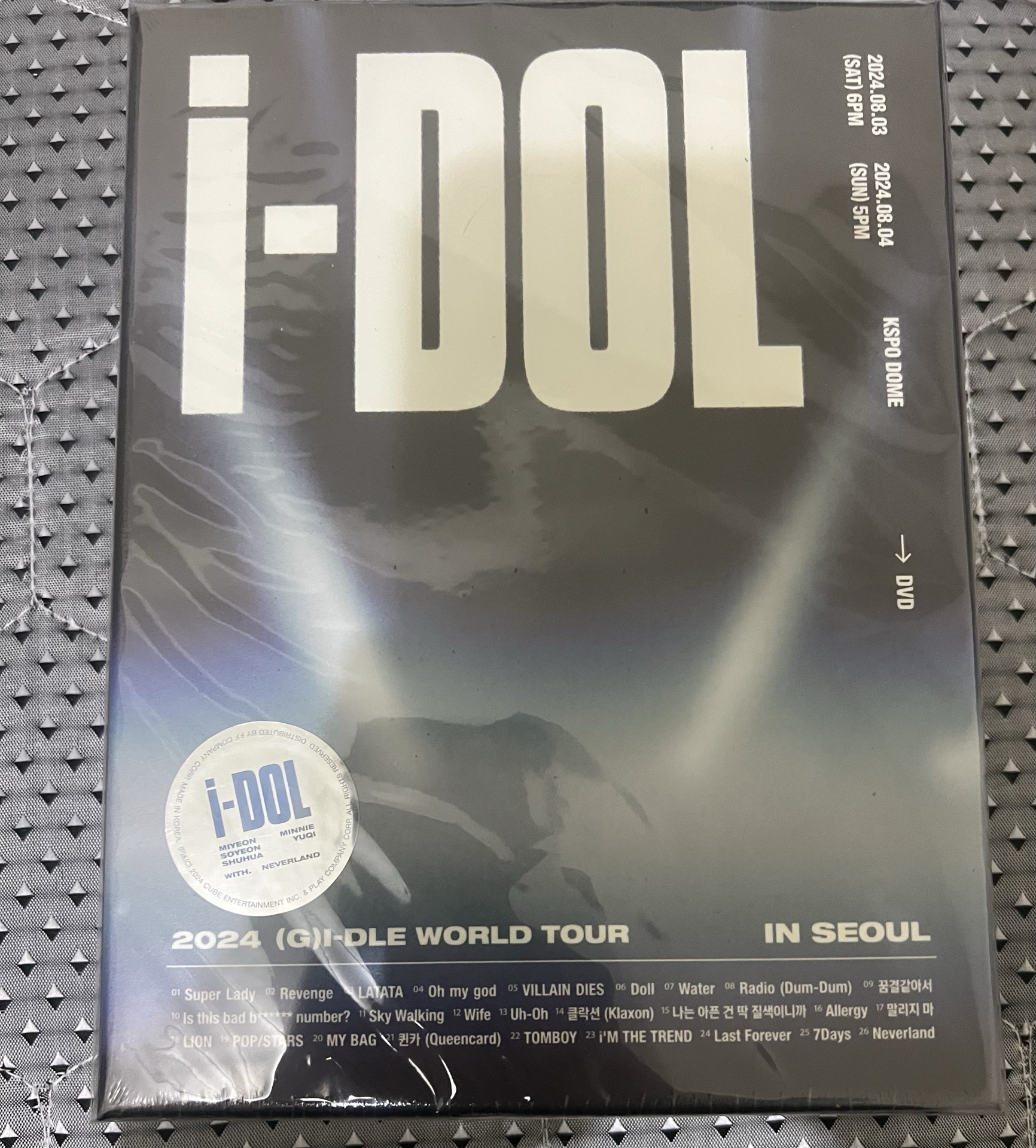 I-DLE<2024世巡>DVD全新未拆