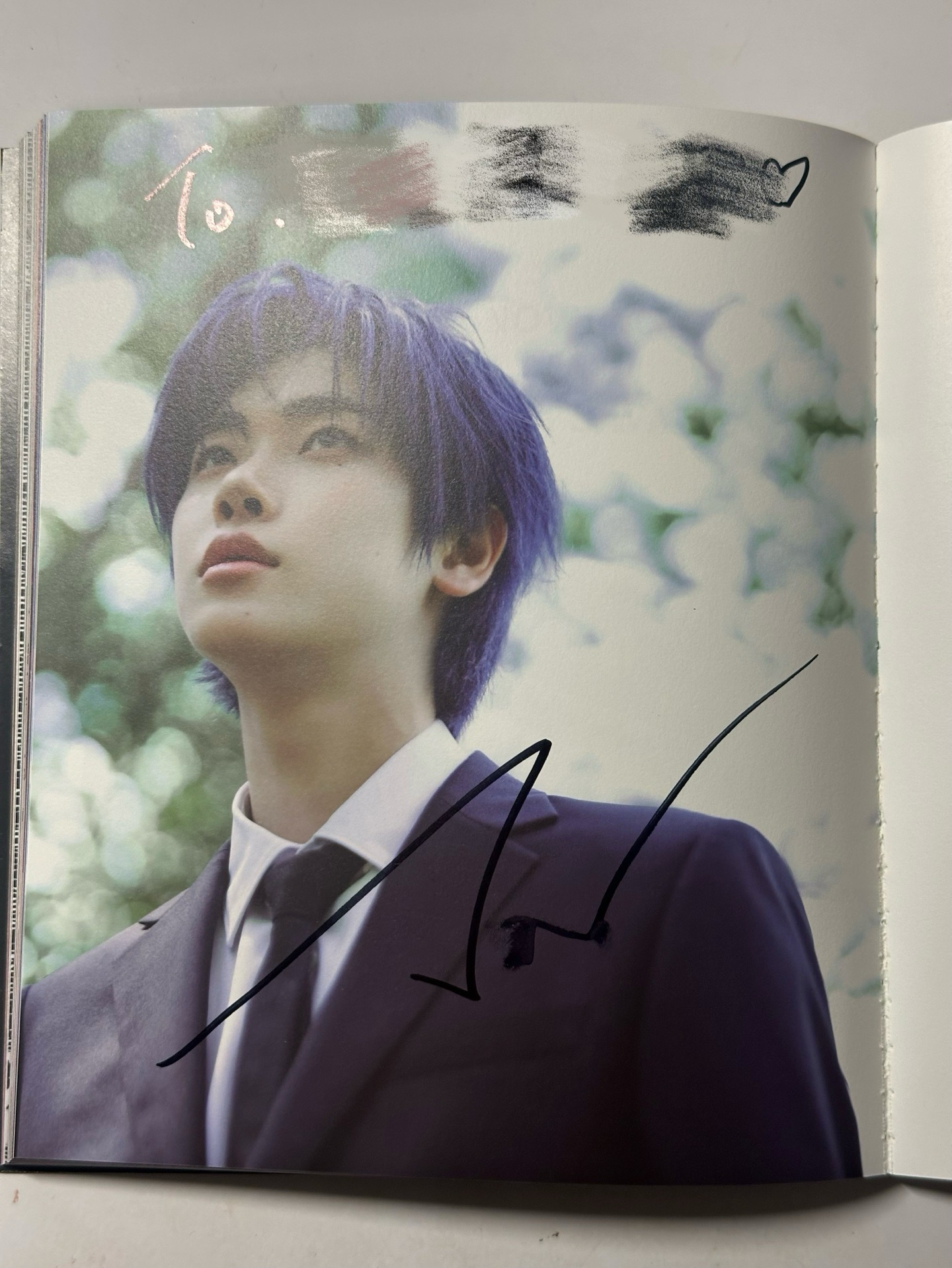 close your eyes 親簽 明信片 撕頁