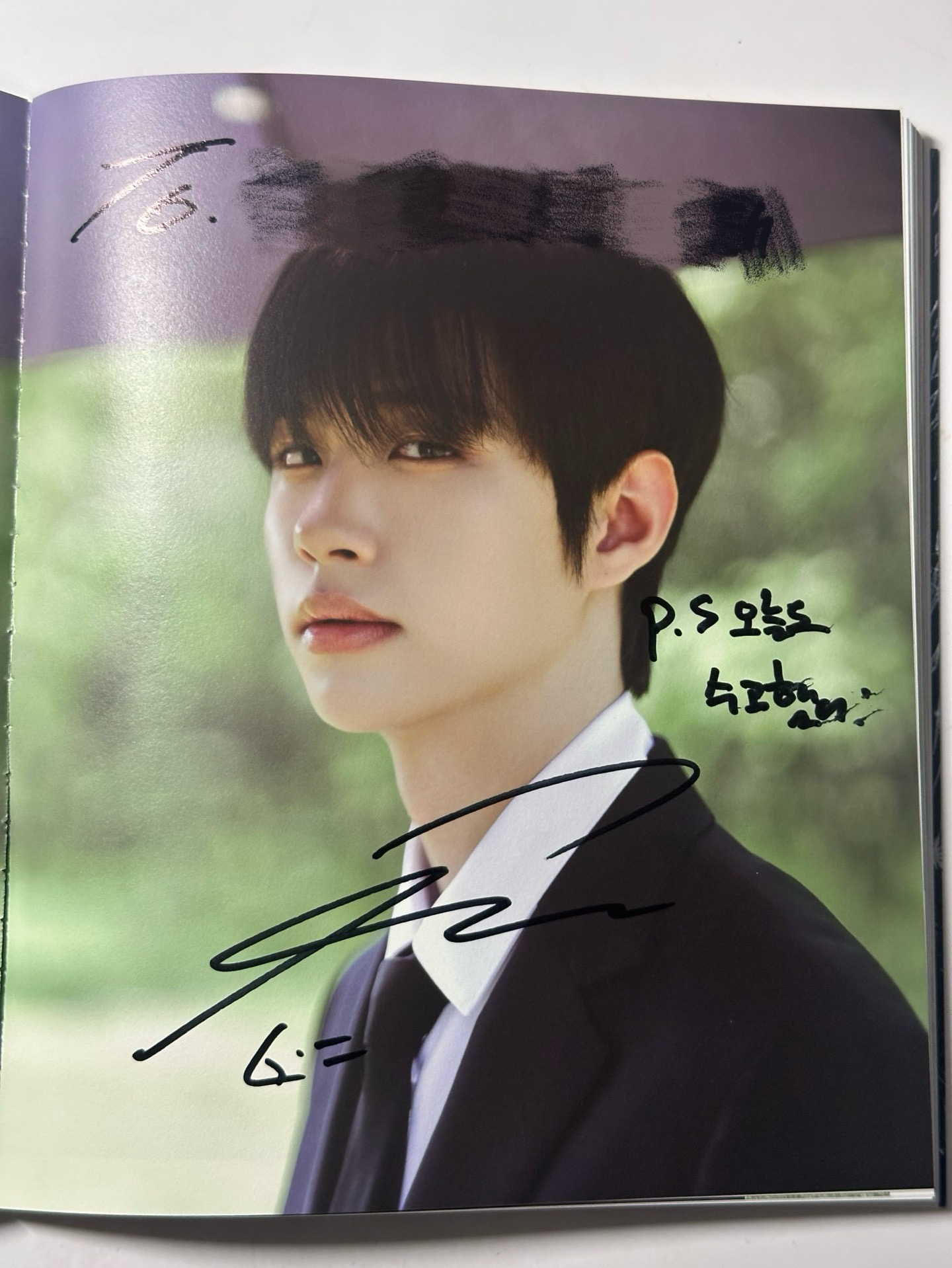 close your eyes 親簽 明信片 撕頁