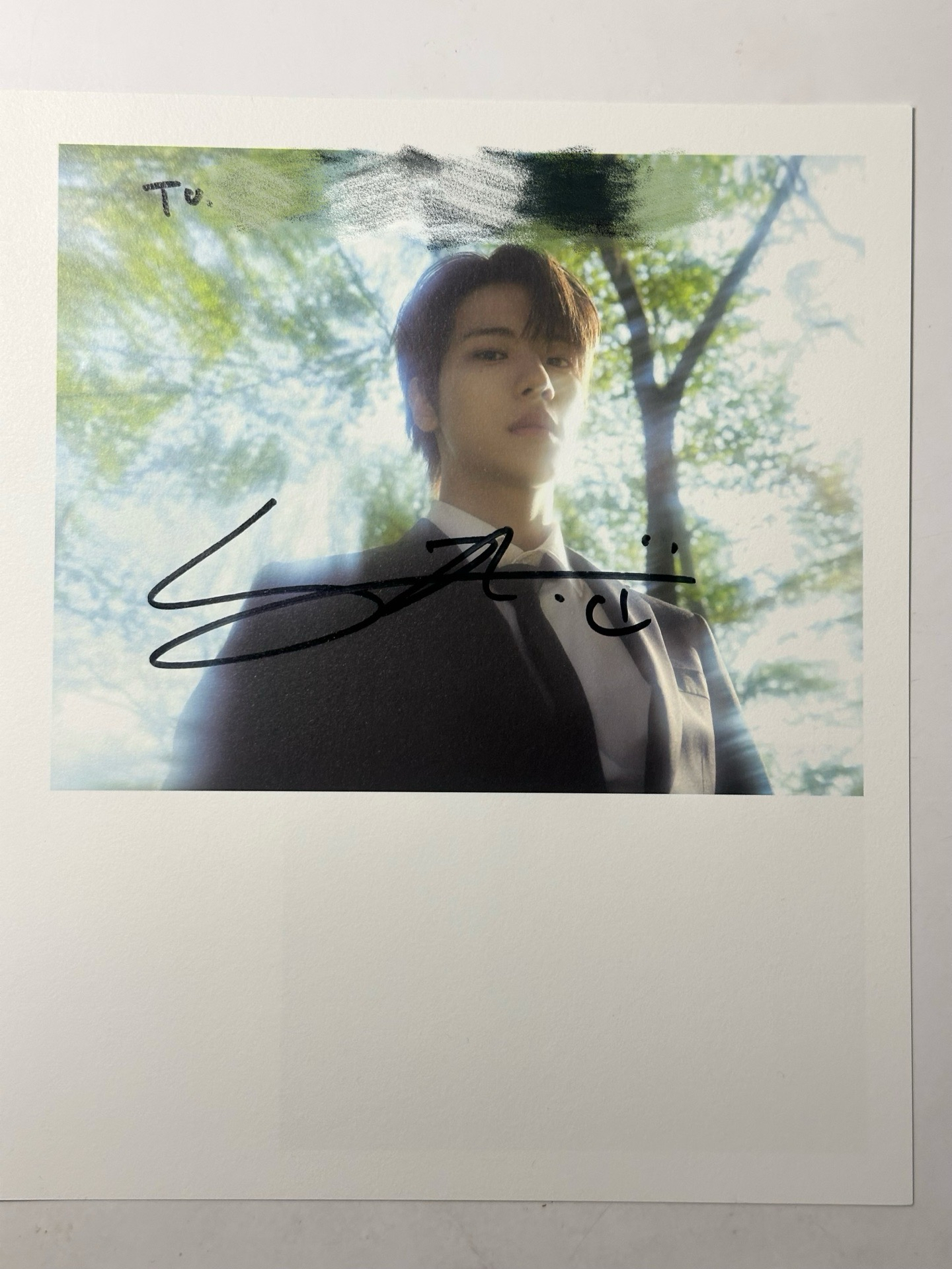 close your eyes 親簽 明信片 撕頁