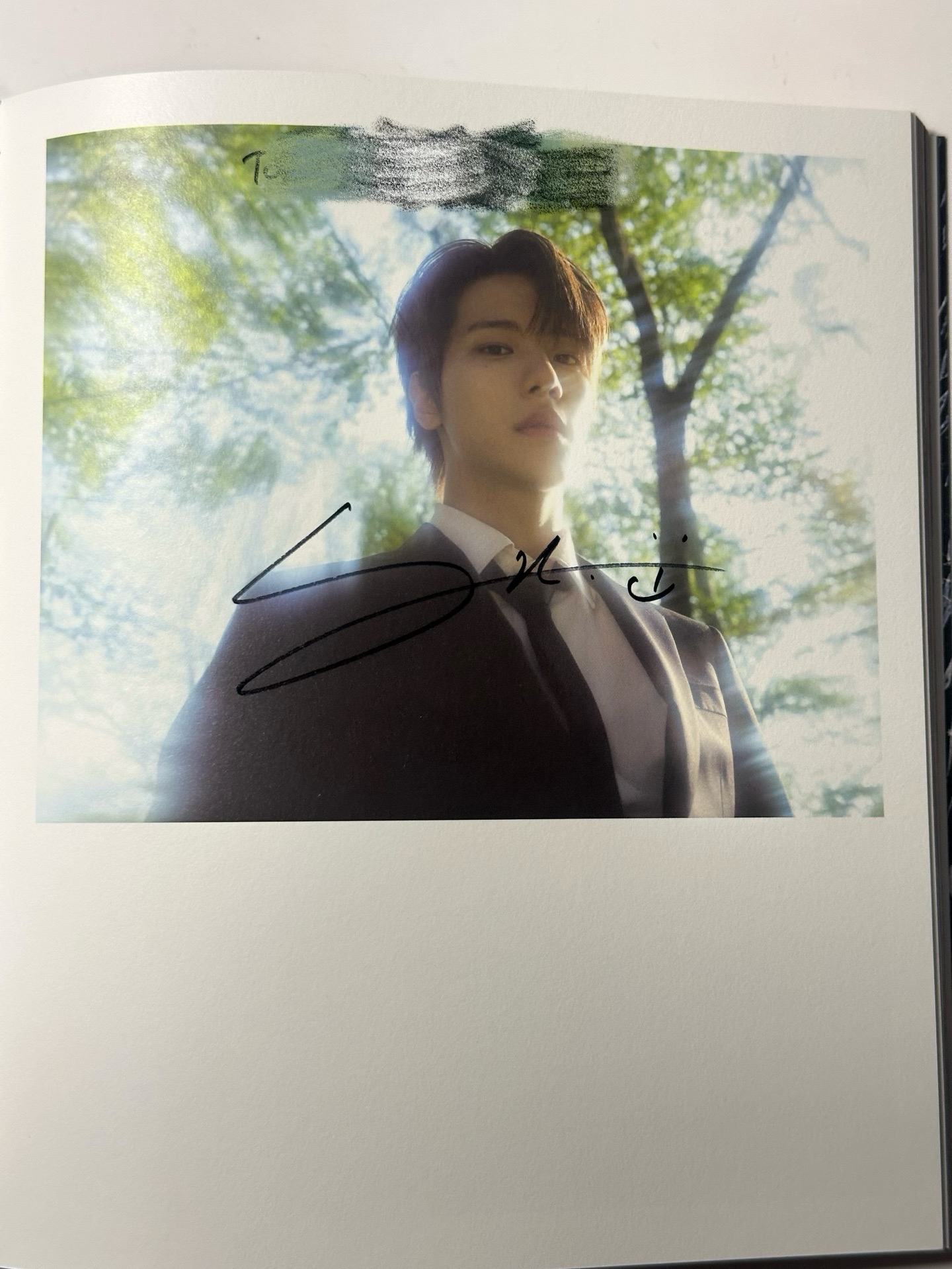 close your eyes 親簽 明信片 撕頁