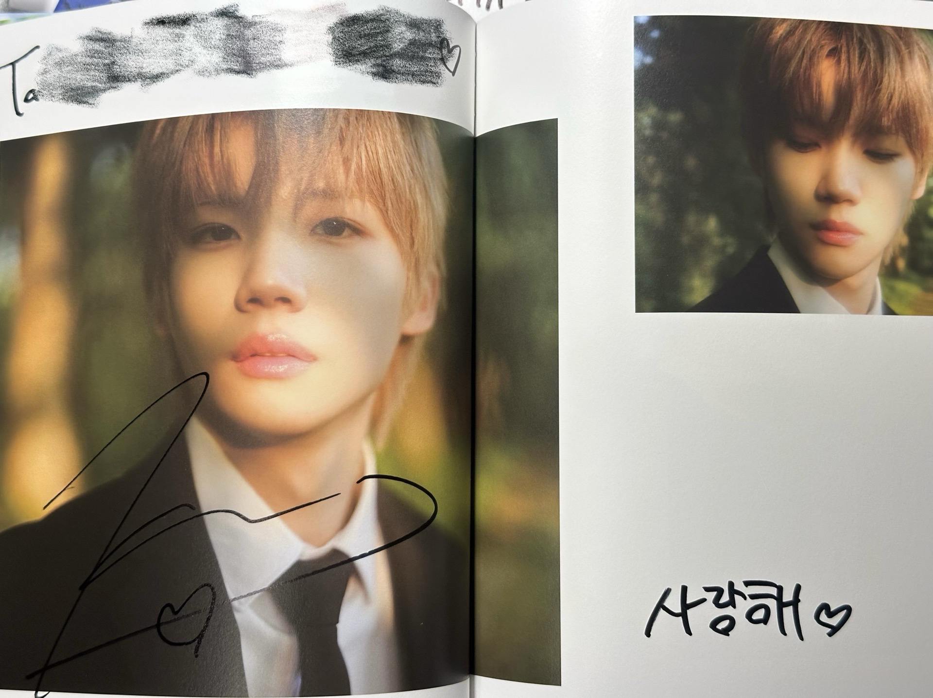 close your eyes 親簽 明信片 撕頁