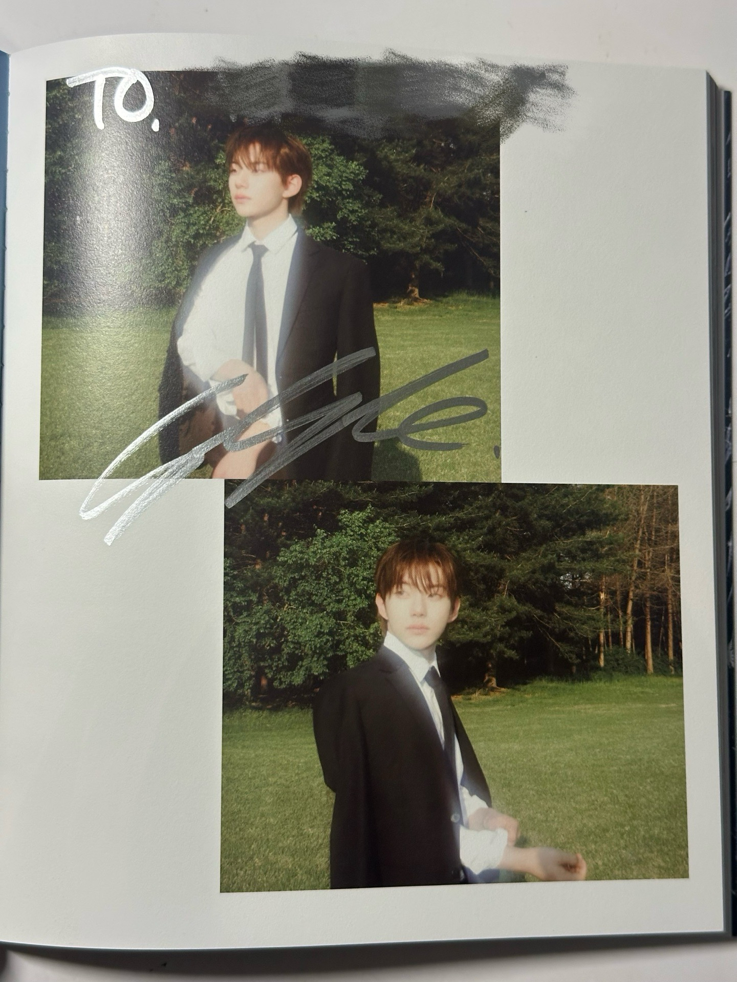 close your eyes 親簽 明信片 撕頁