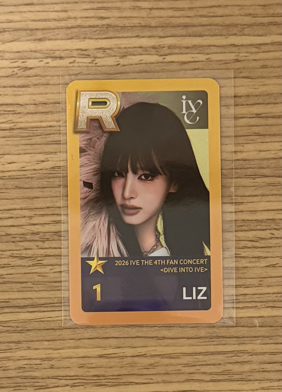 IVE fc DIVE into IVE 任務遊戲卡 LIZ