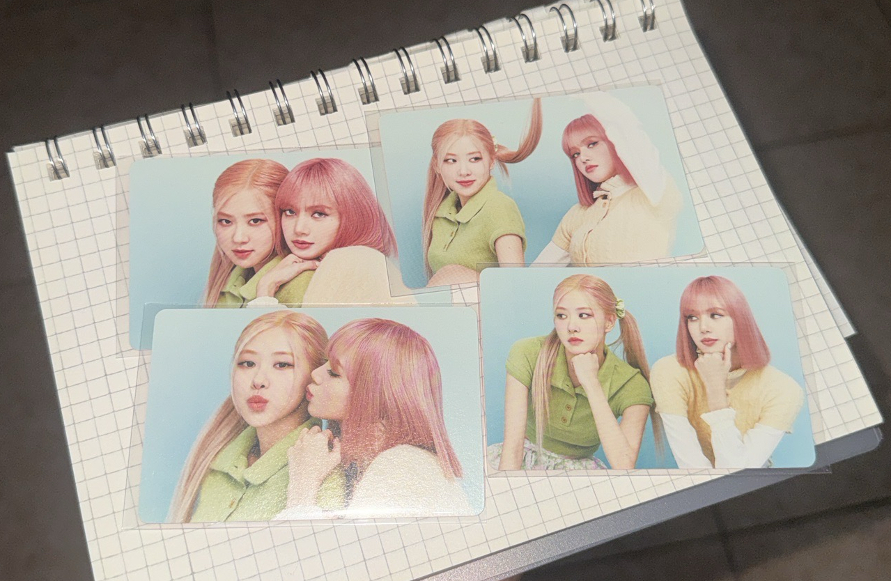 五花肉 CP卡 2022年曆 Rose Lisa