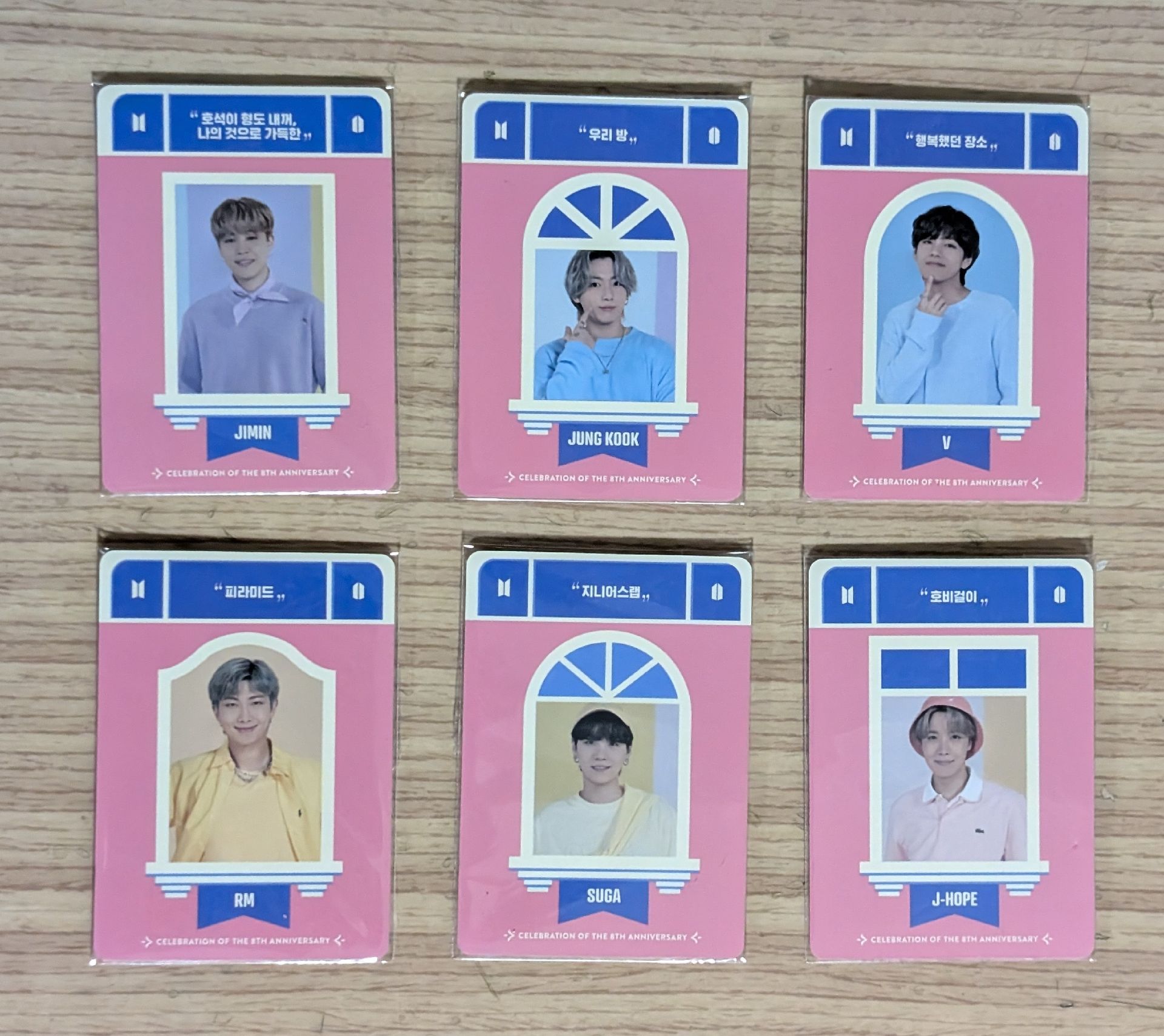 2021 八週年日曆盒 周邊卡 D3