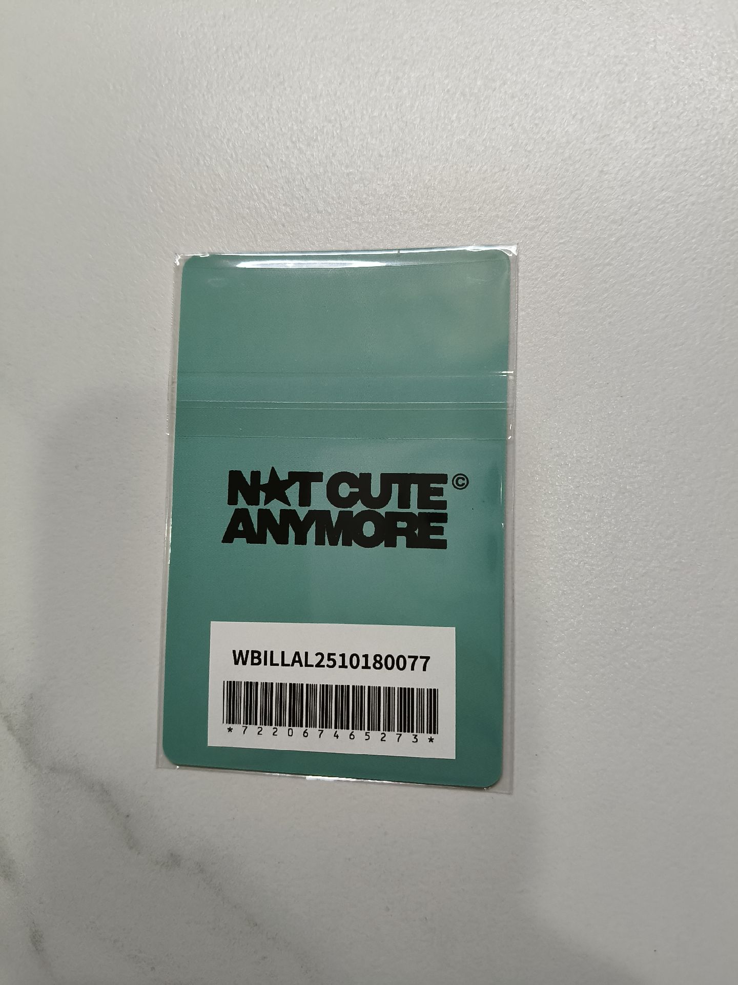 🔴未拆 NOT CUTE ANYMORE 日咖 來日紀念 幸運卡 