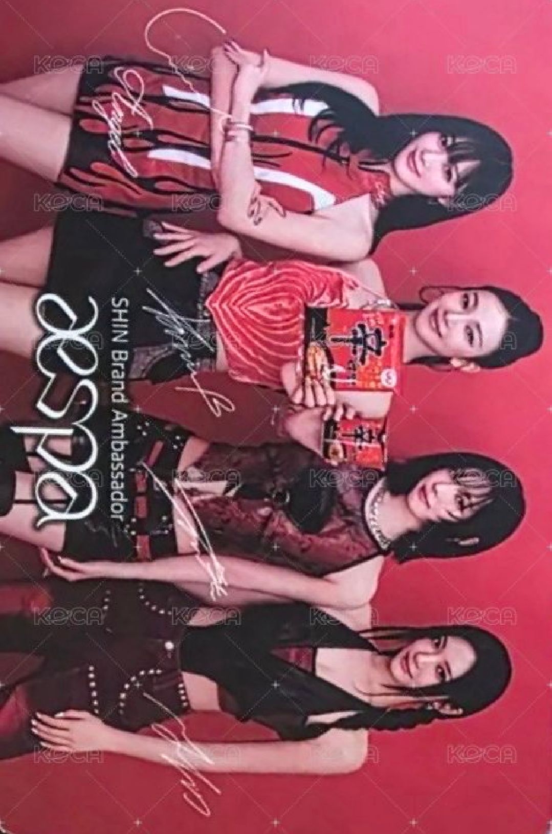 aespa辛拉麵代言卡