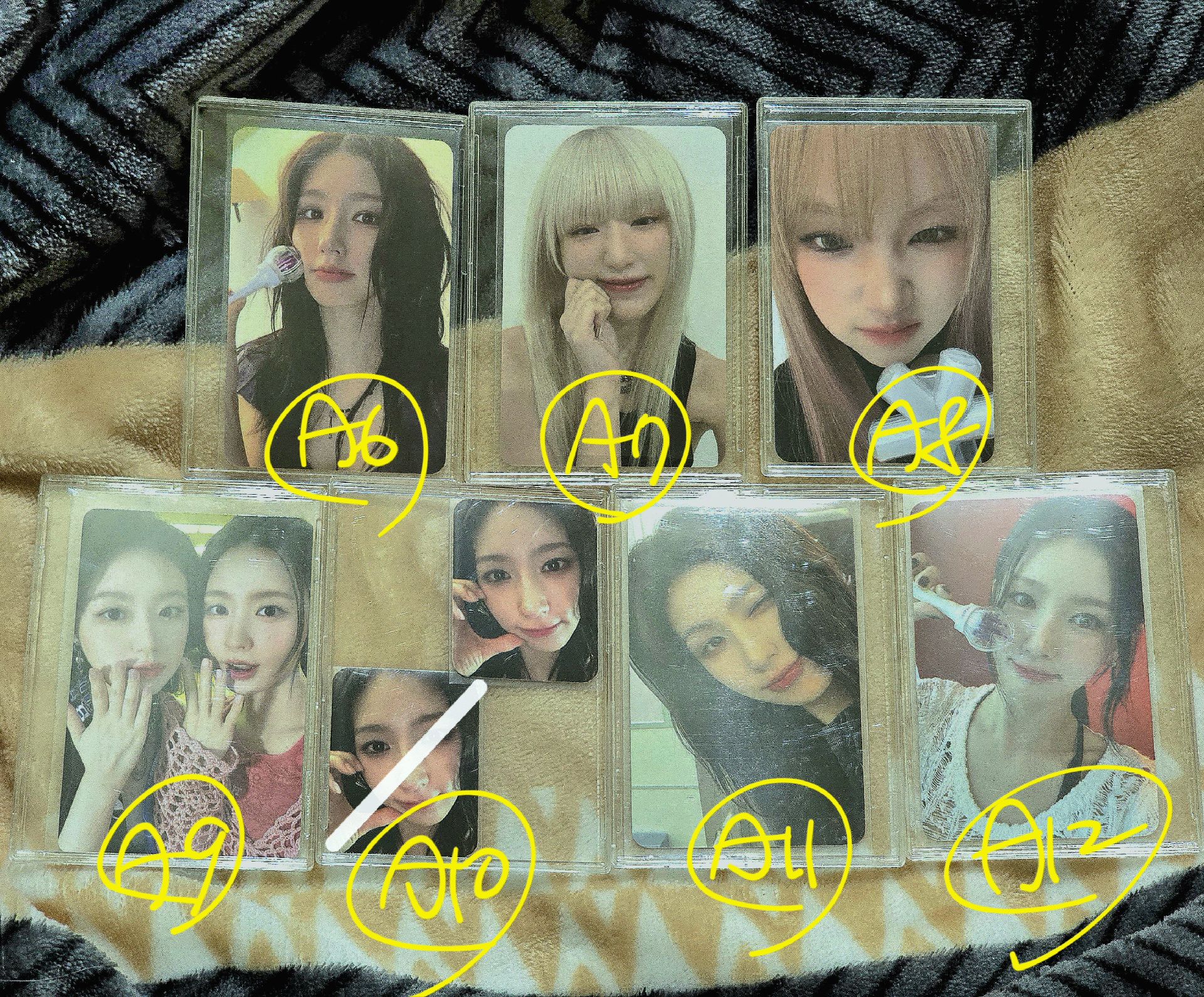 娃貴卡 編號A6～A12