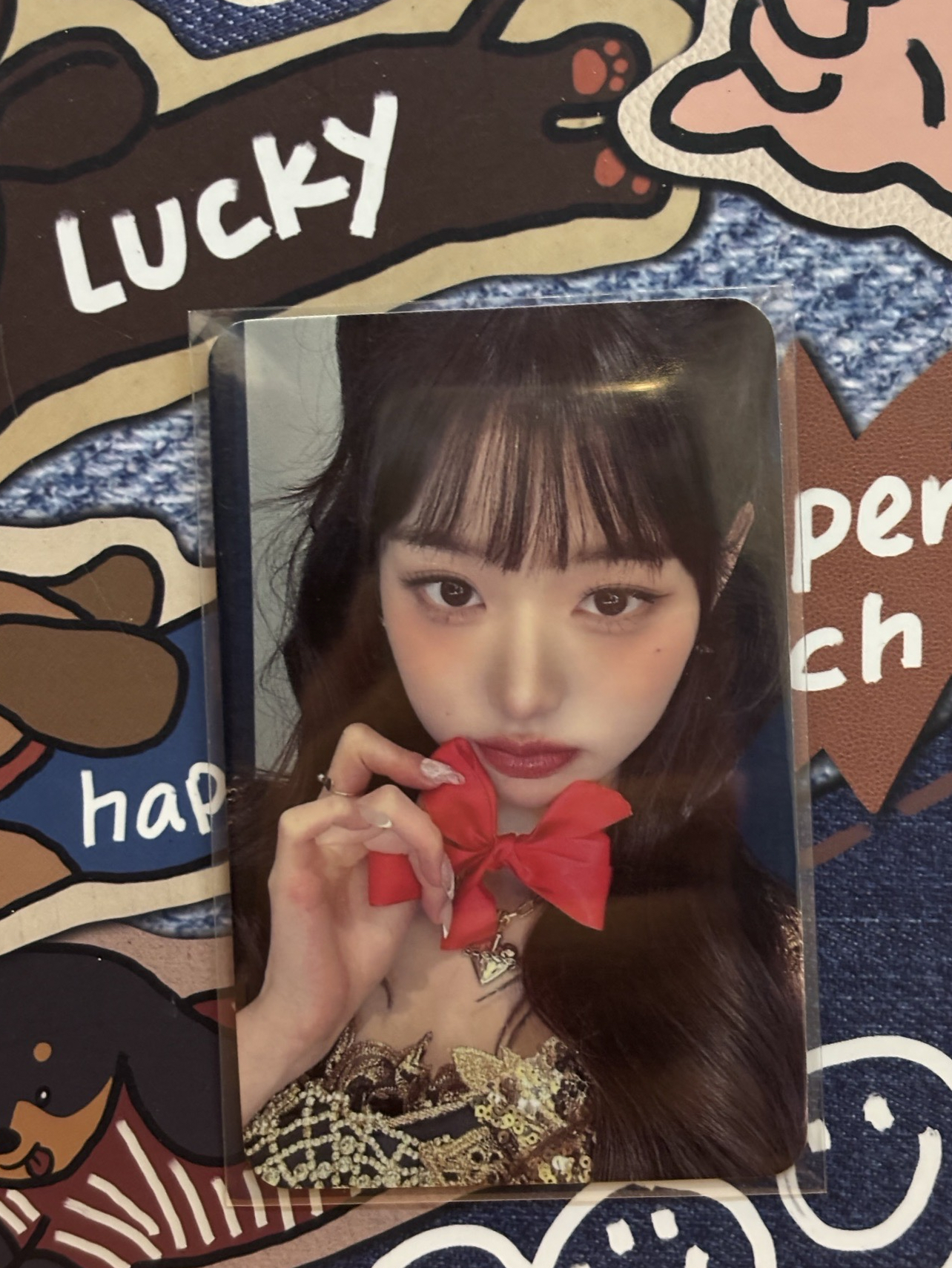 I'VE MINEㅣ光州員 蝴蝶結 簽售卡