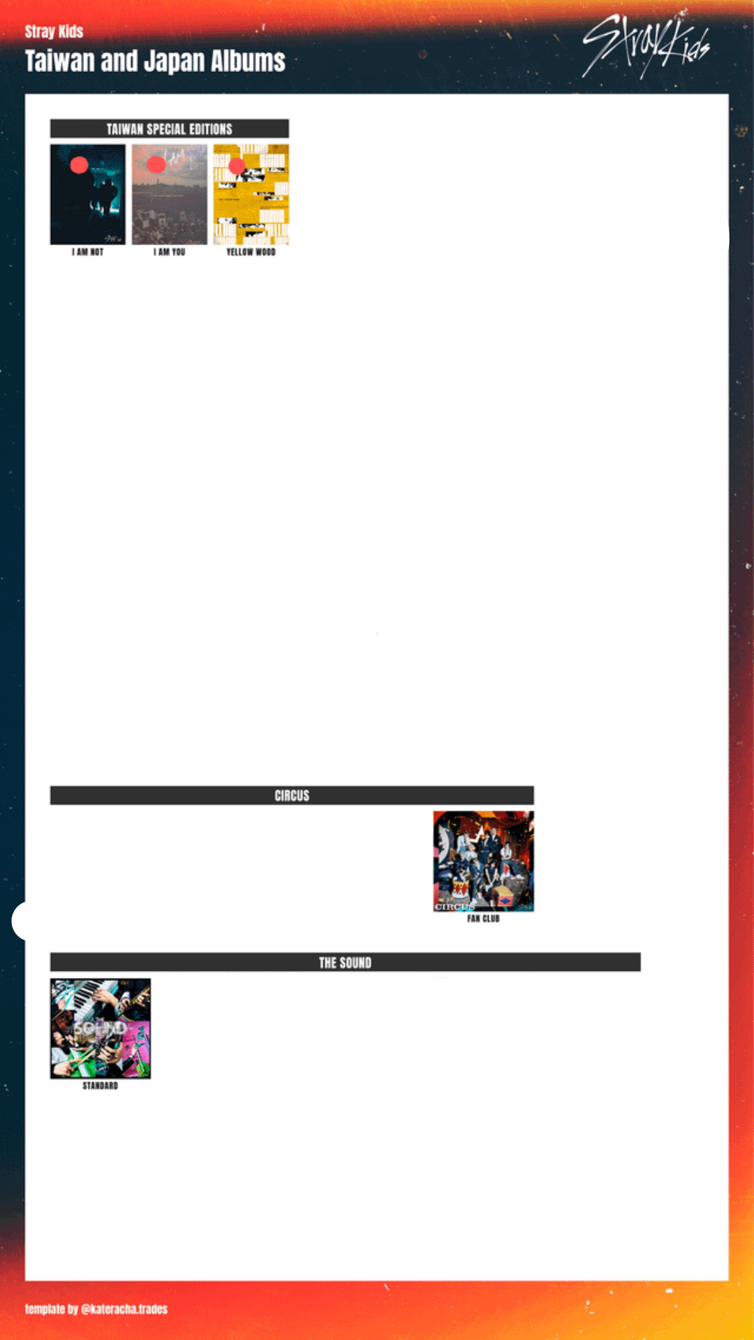SKZ完整歷年專*71（空專）