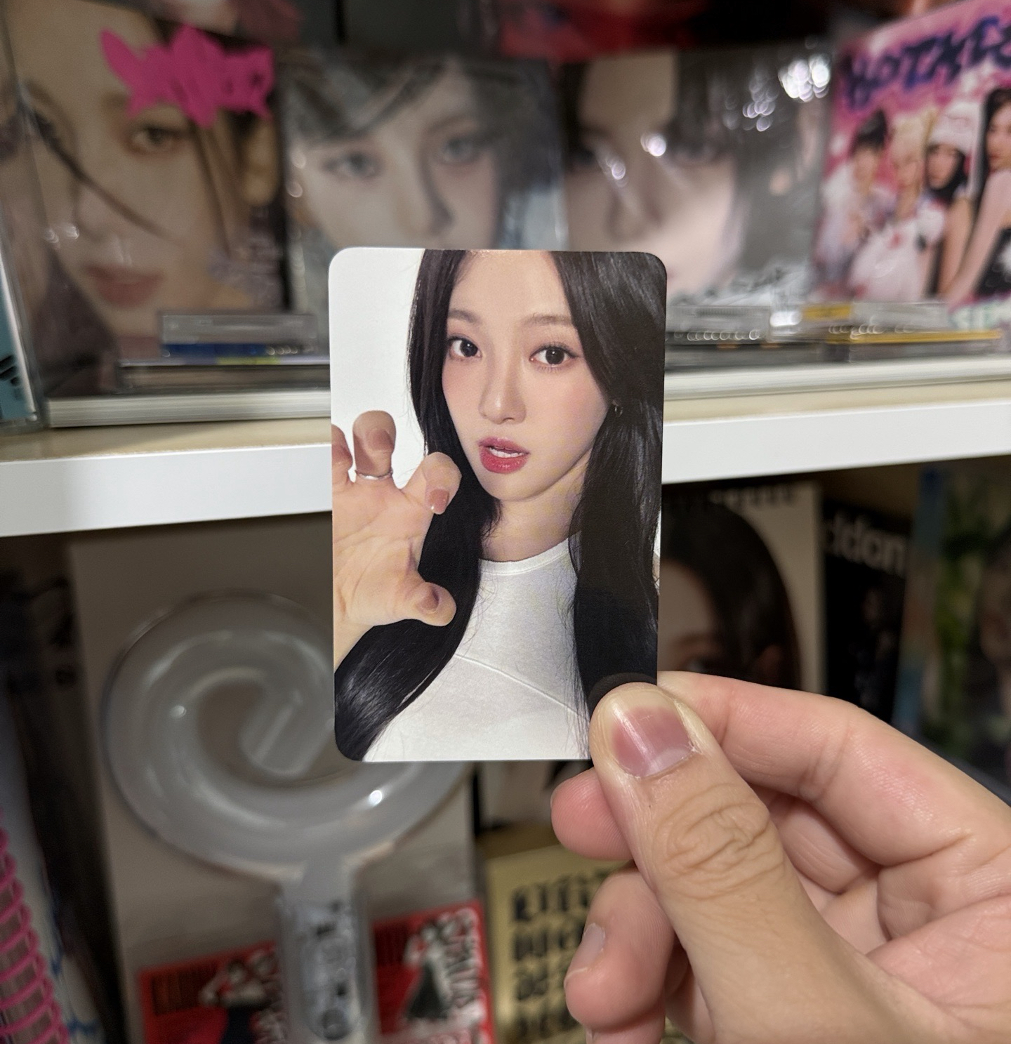 aespa potd展會 入場卡寧