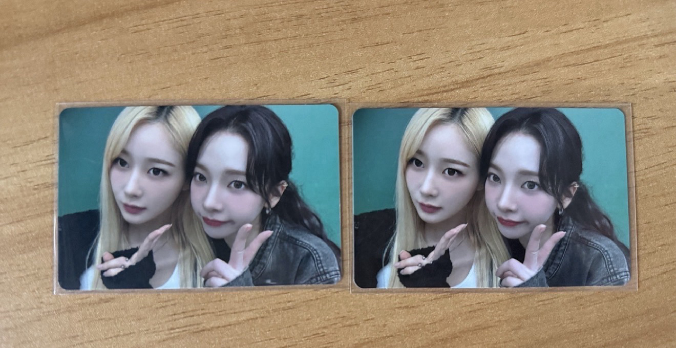 aespa特典小卡（柚吉雙人卡）