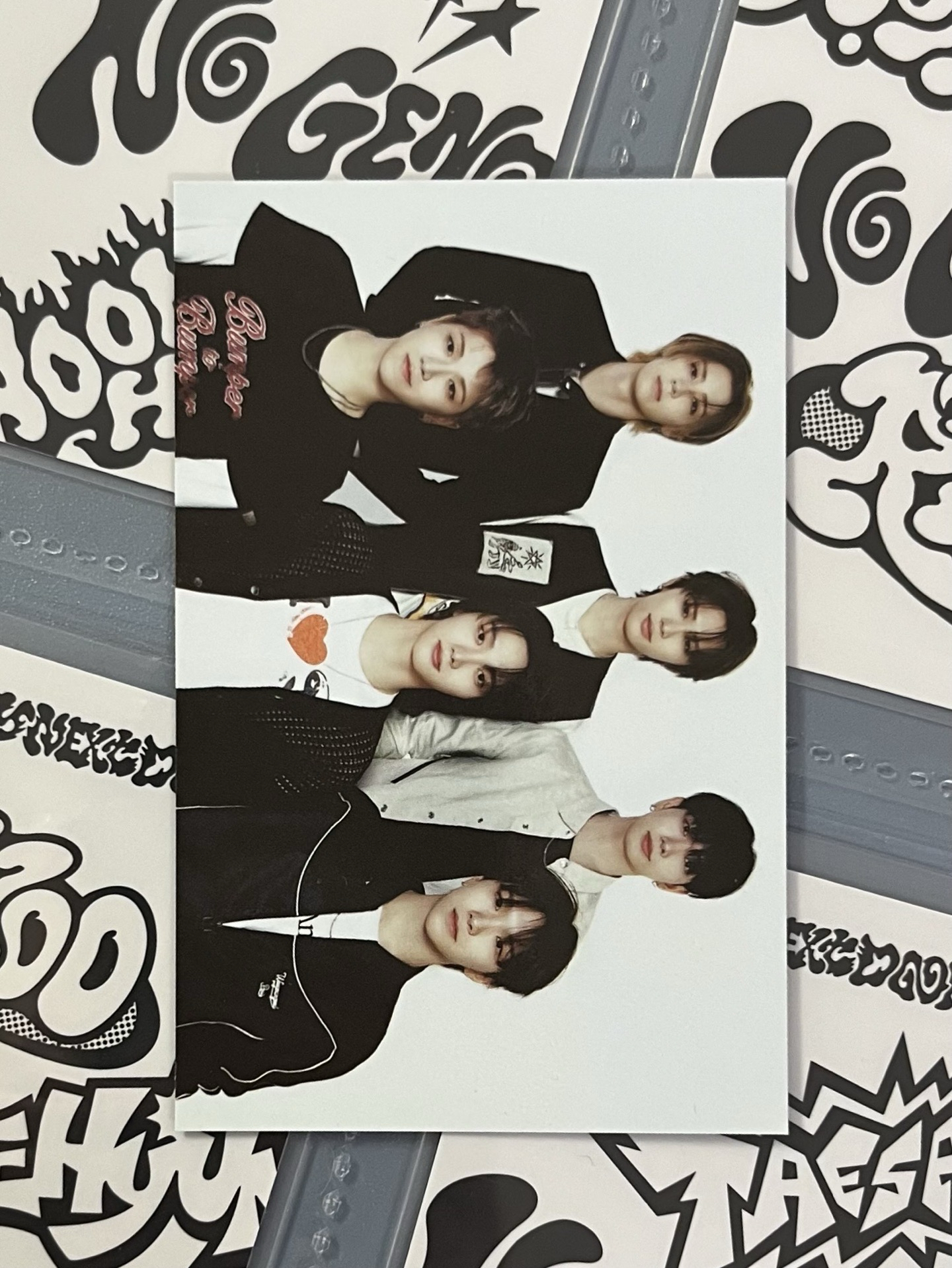 Knock On 巡迴 周邊卡 FINAL場周 短袖 米色 團卡