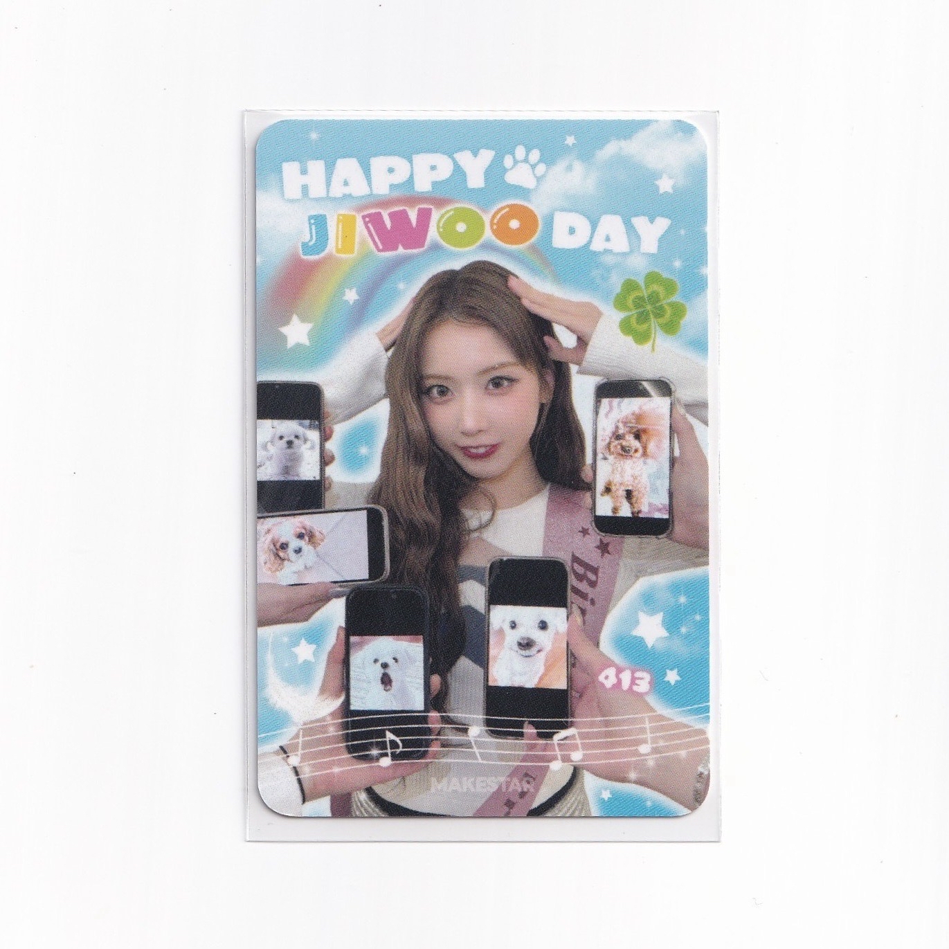 友雙面生日中簽卡