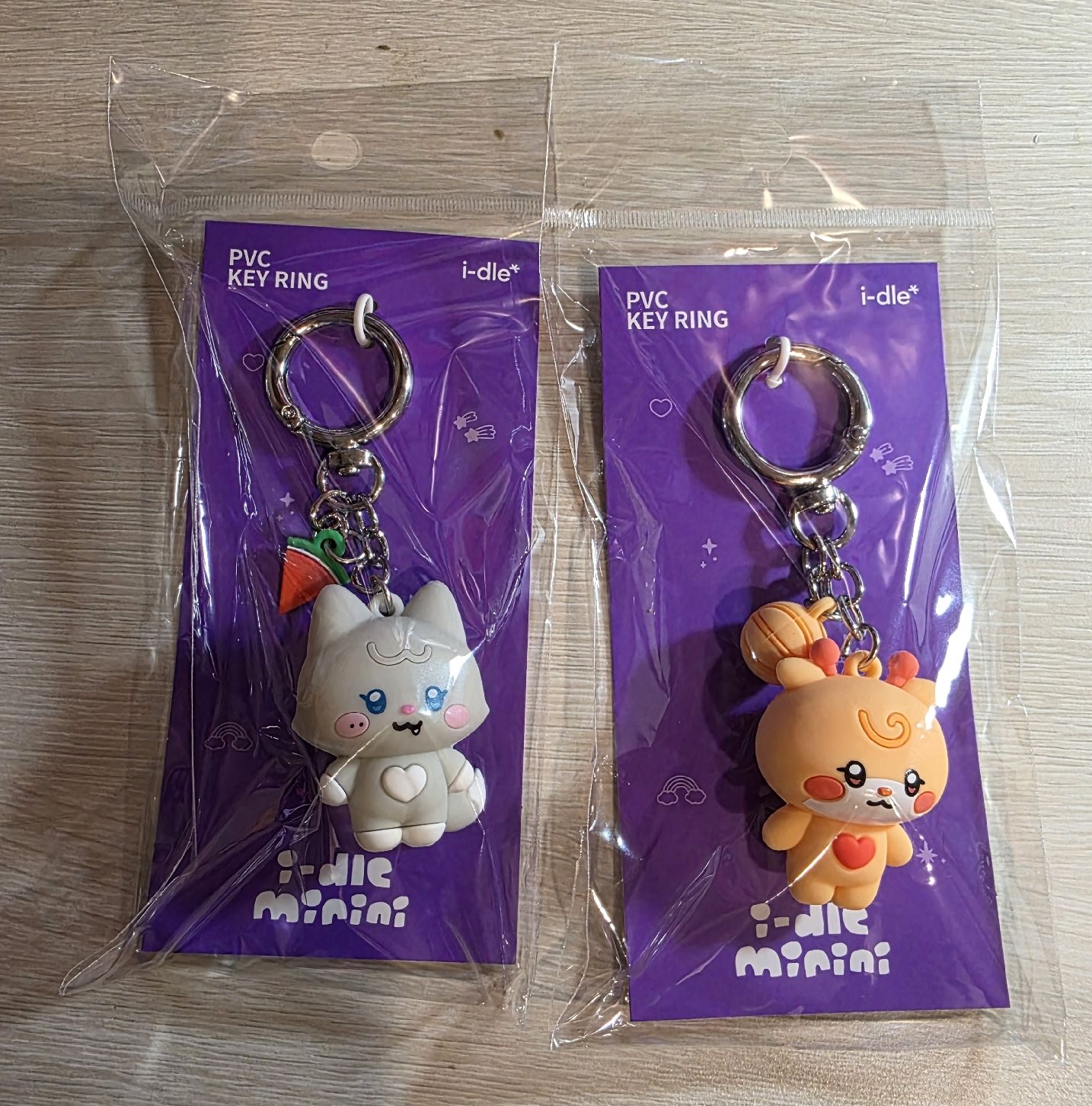 i-dle展覽  pvc娃娃吊飾 - 刷&琦
