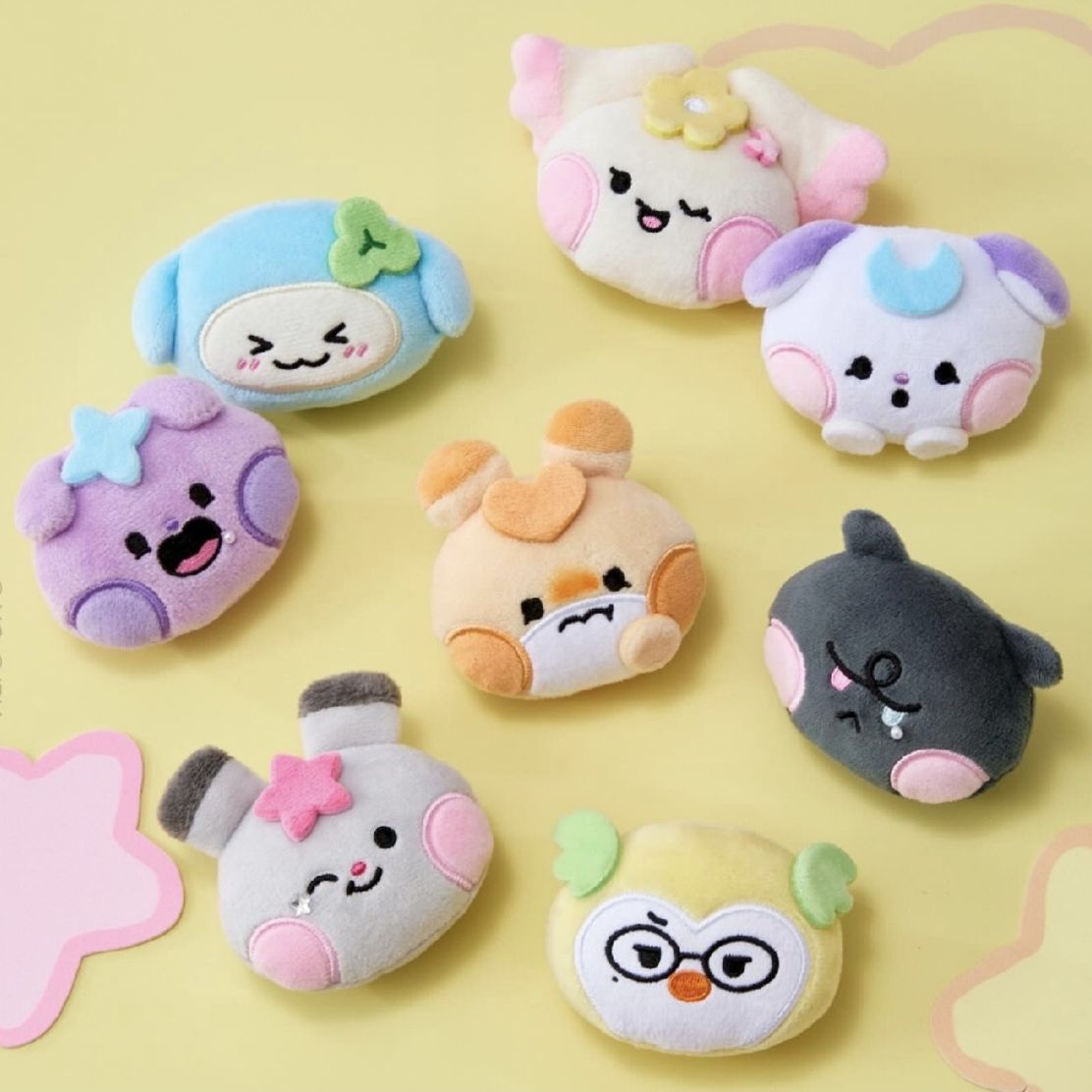 魔法大頭徽章全員