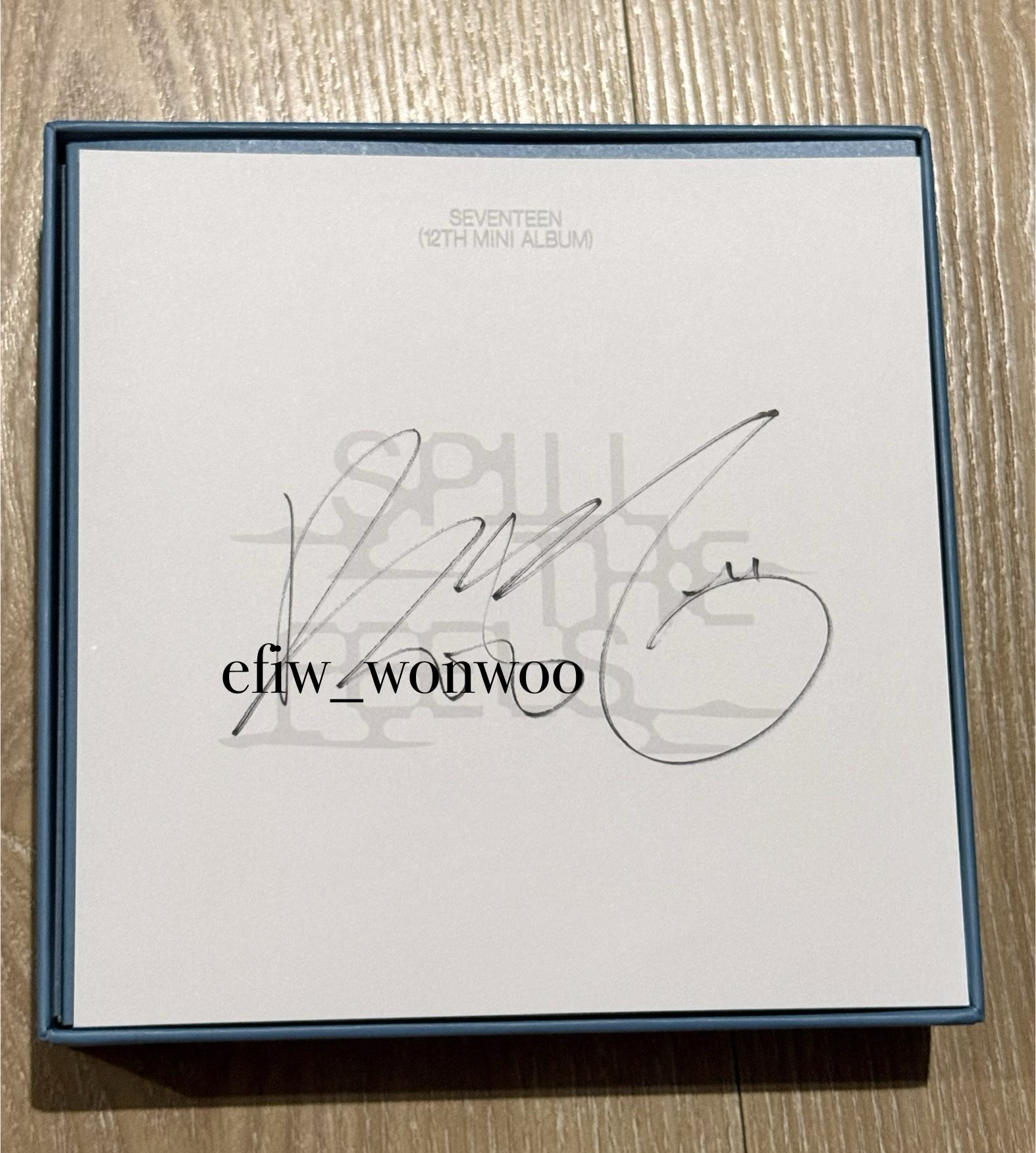 seventeen 勝寛 迷12美版親簽