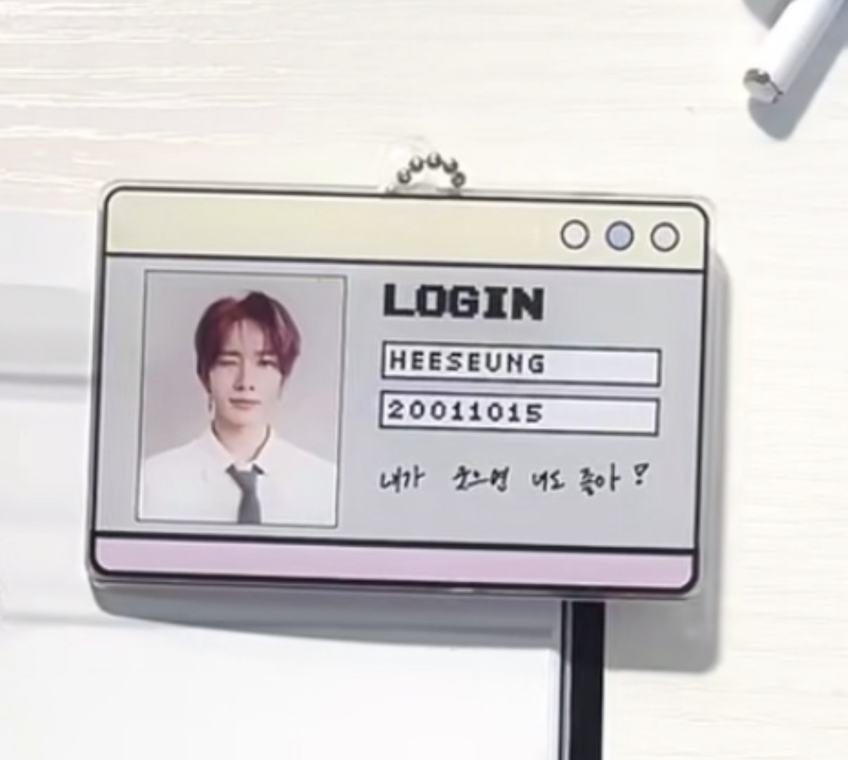 d社壓克力學生證李羲承