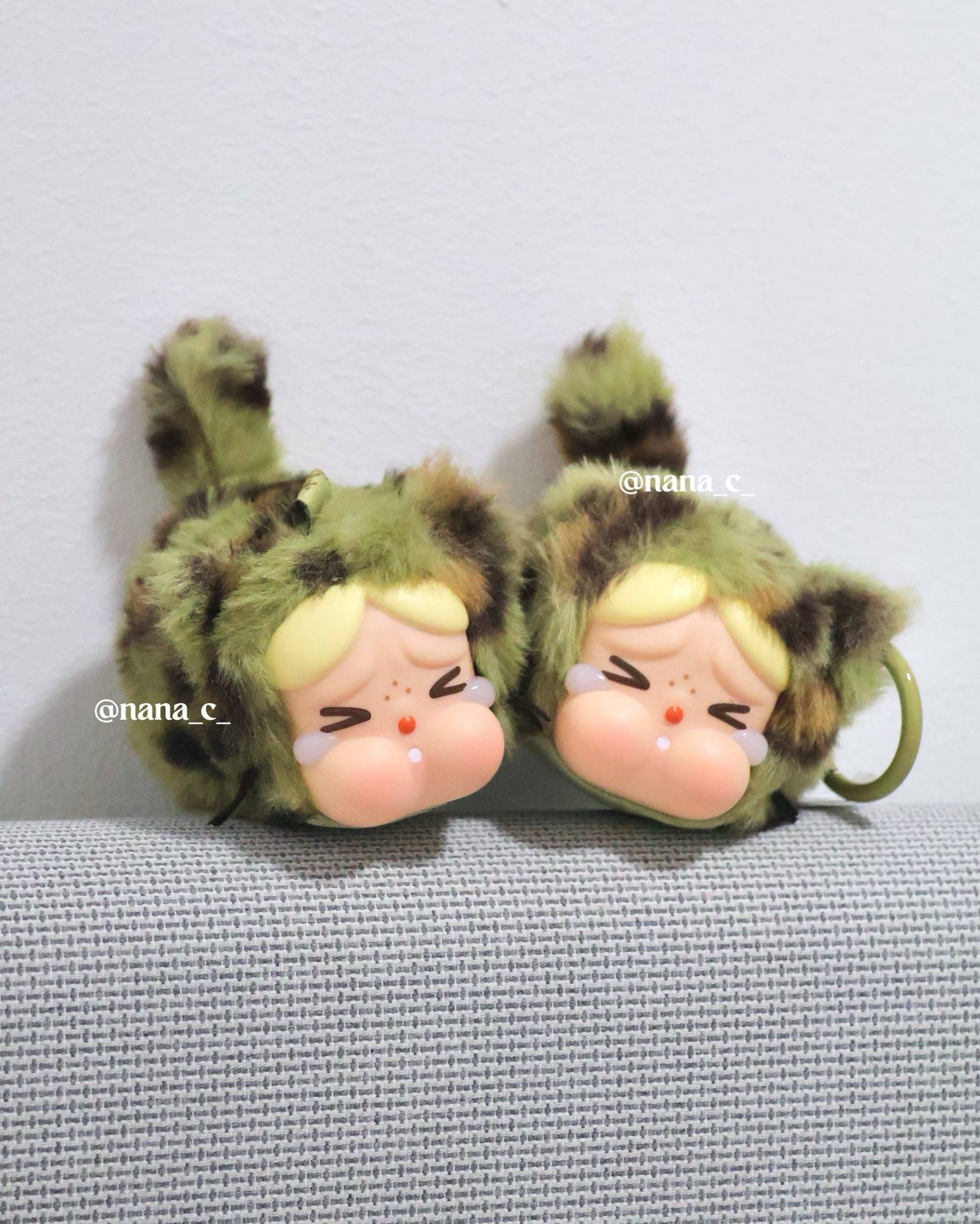 POPMART X CRYBABY 豹豹貓貓系列 - 迷彩貓貓