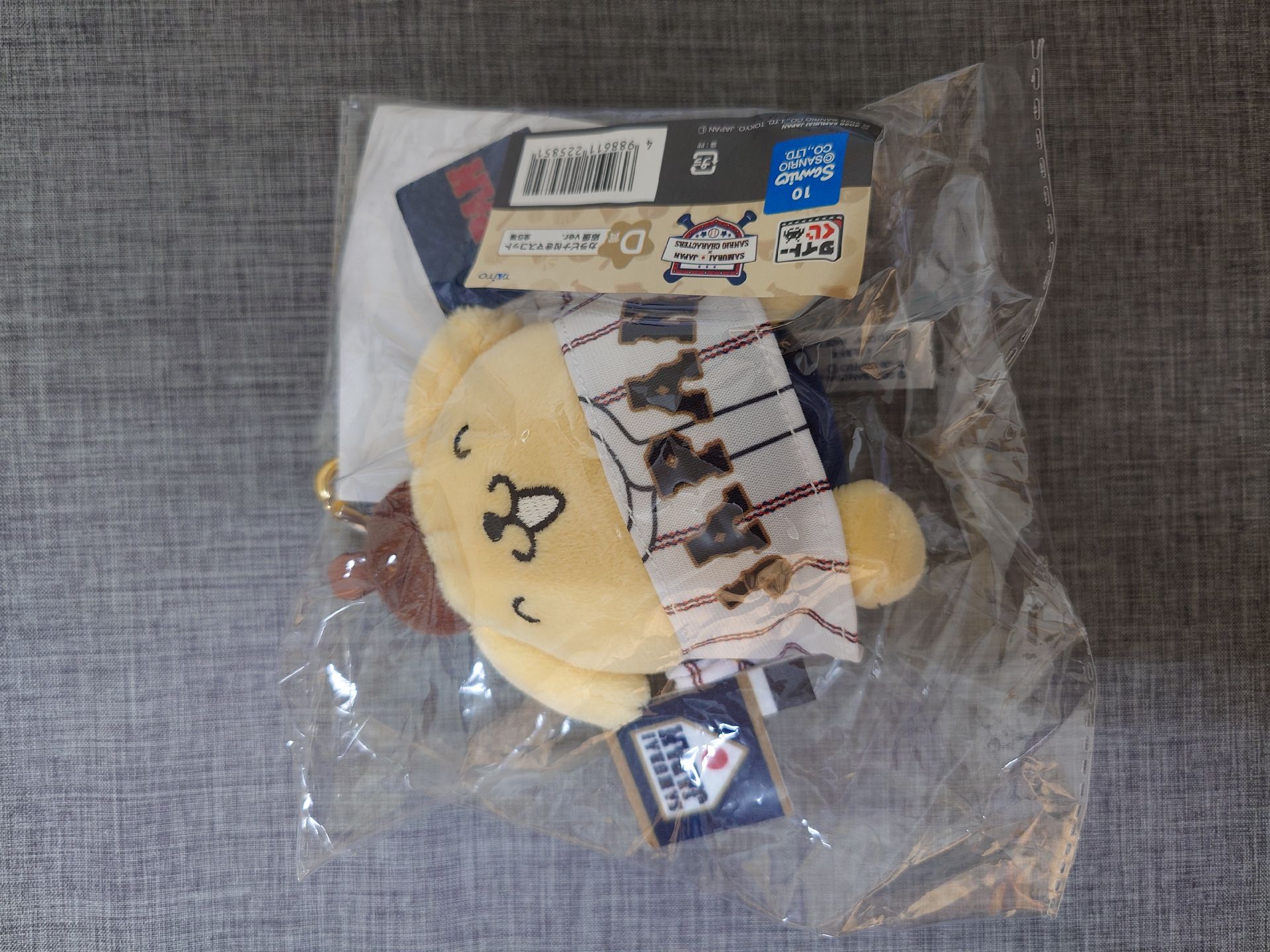 WBC&三麗鷗 日本武士隊一番賞 D賞布丁狗