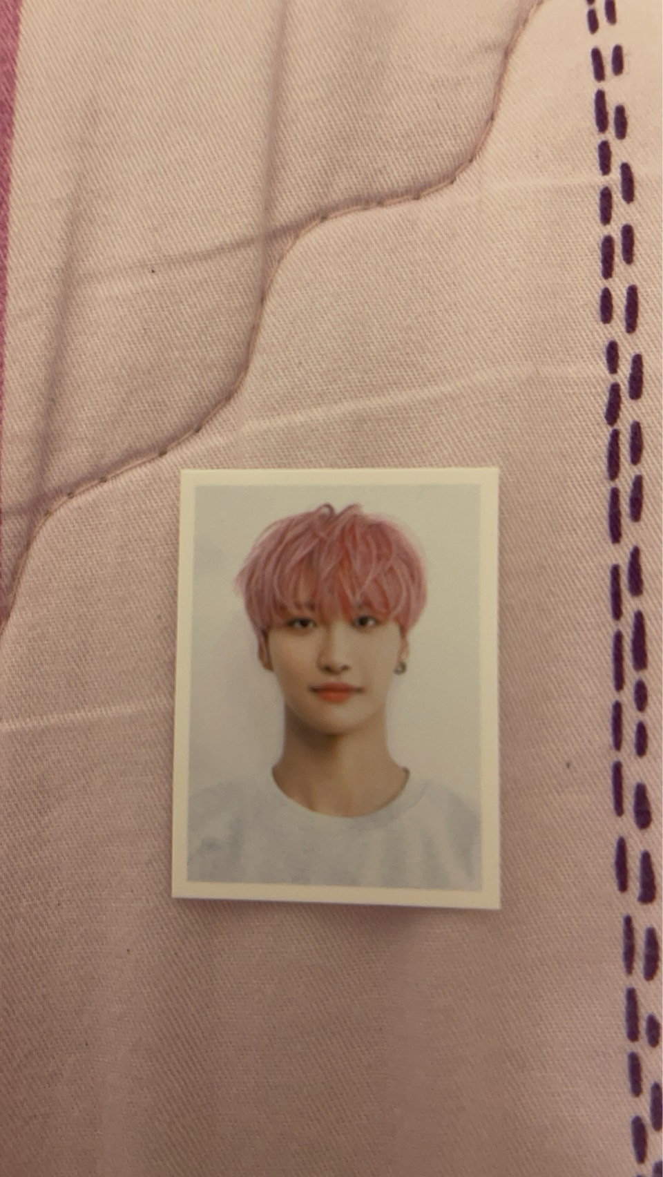 3期會員禮的粉毛星含證件照