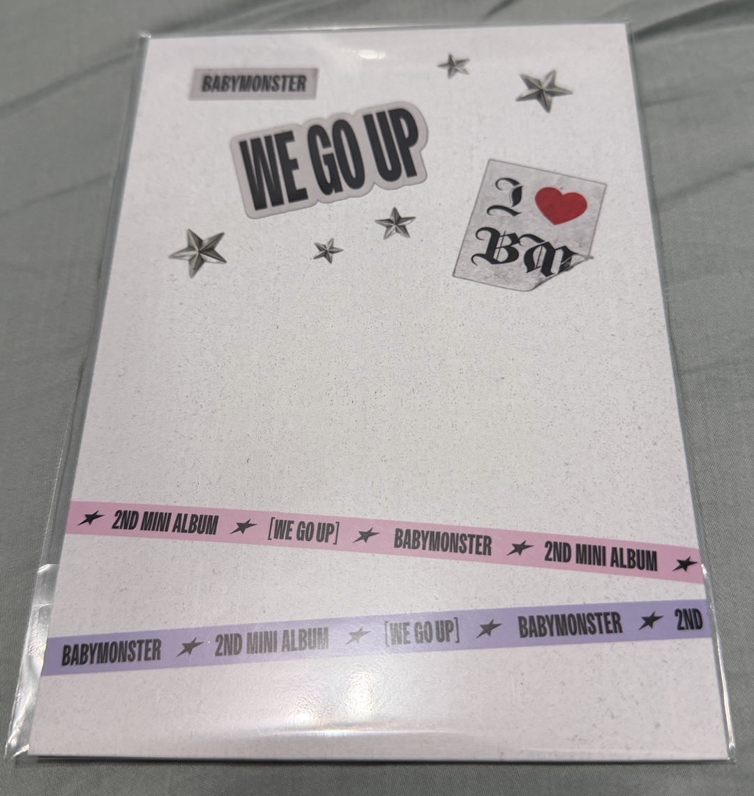 we go up單封預售禮一組