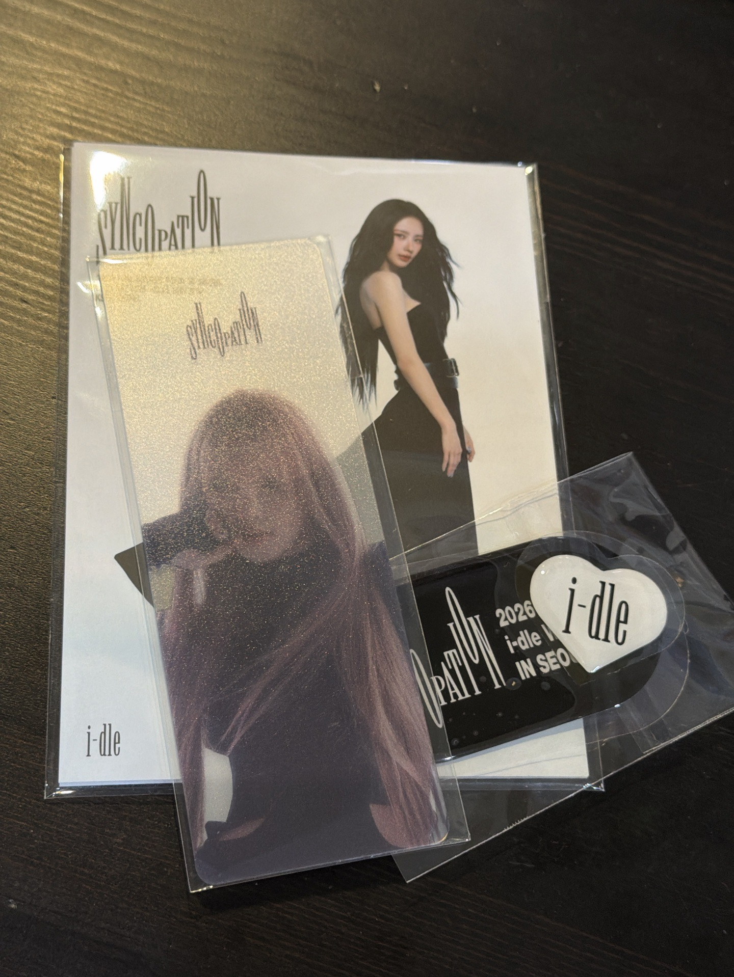 i-dle 首爾場vip入場禮+琦透卡