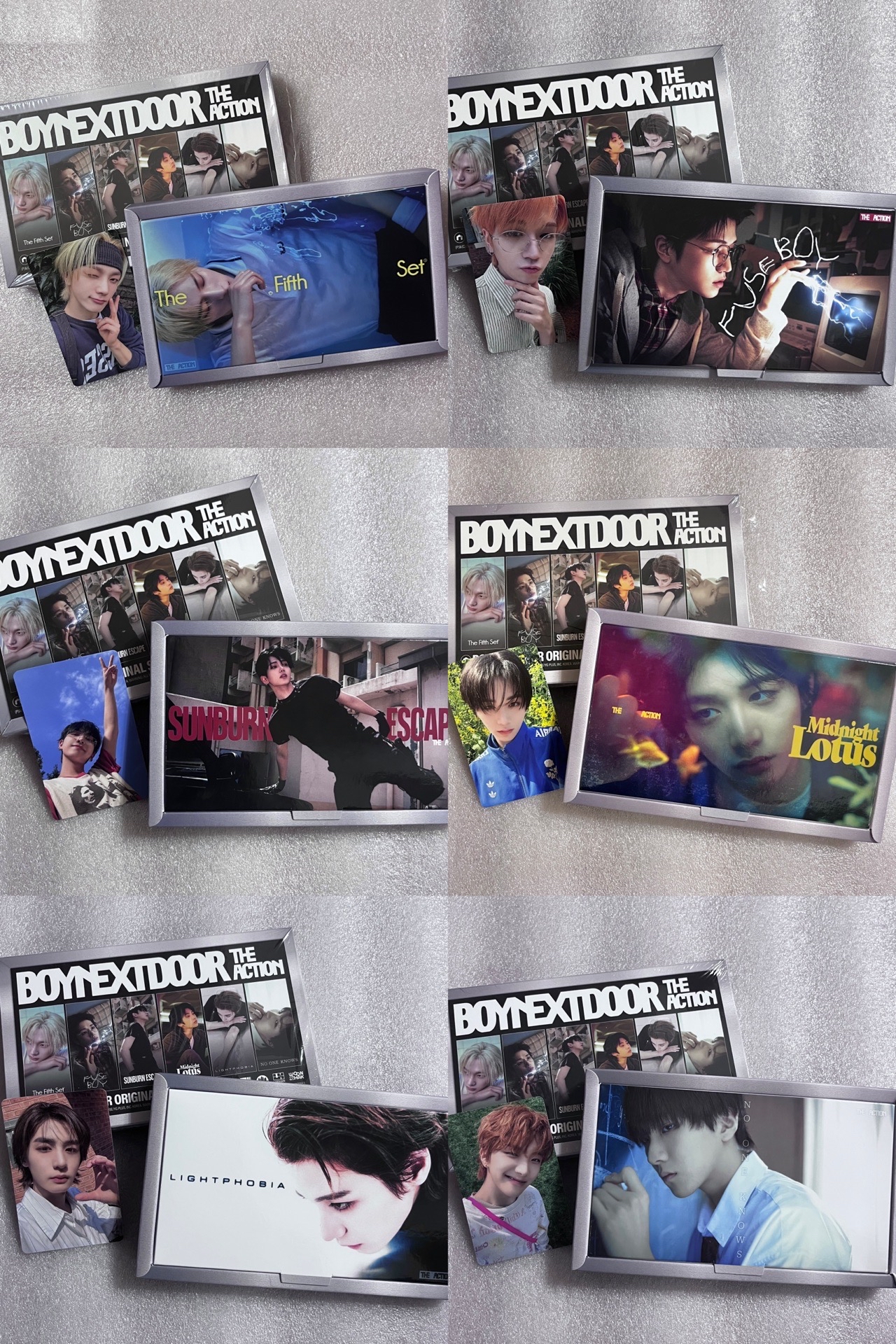 🤍THE ACTION 單封全專（已拆封配卡）