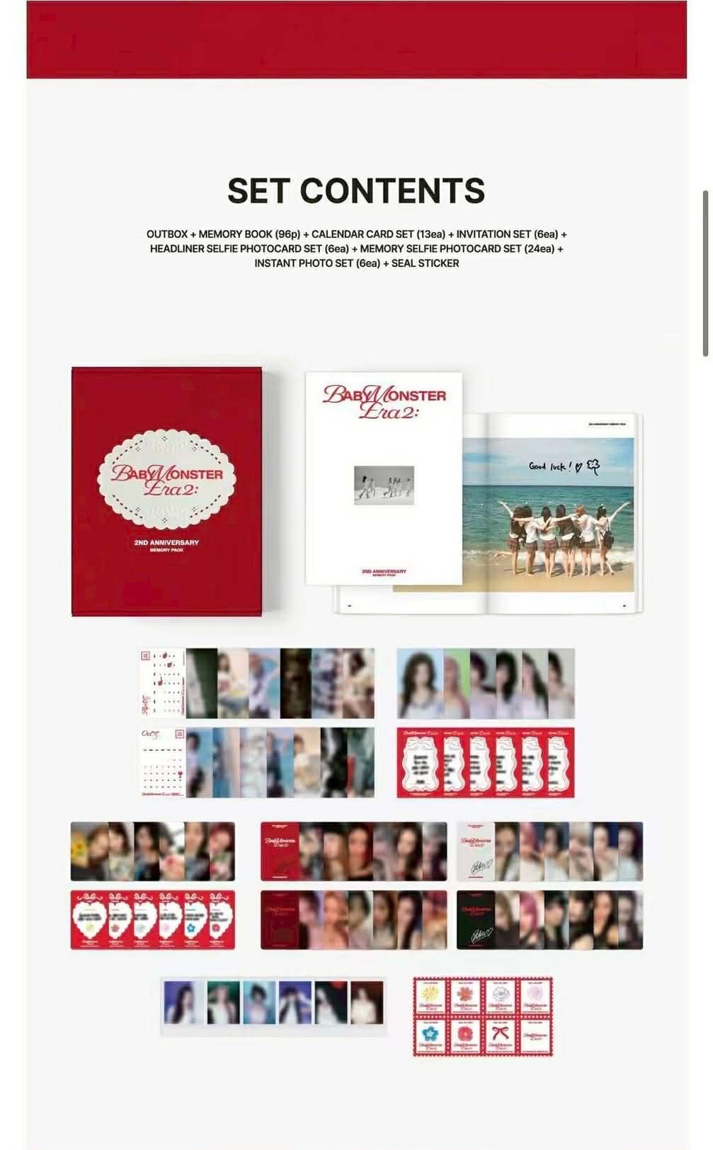 BM成員回憶錄固配小卡*4 