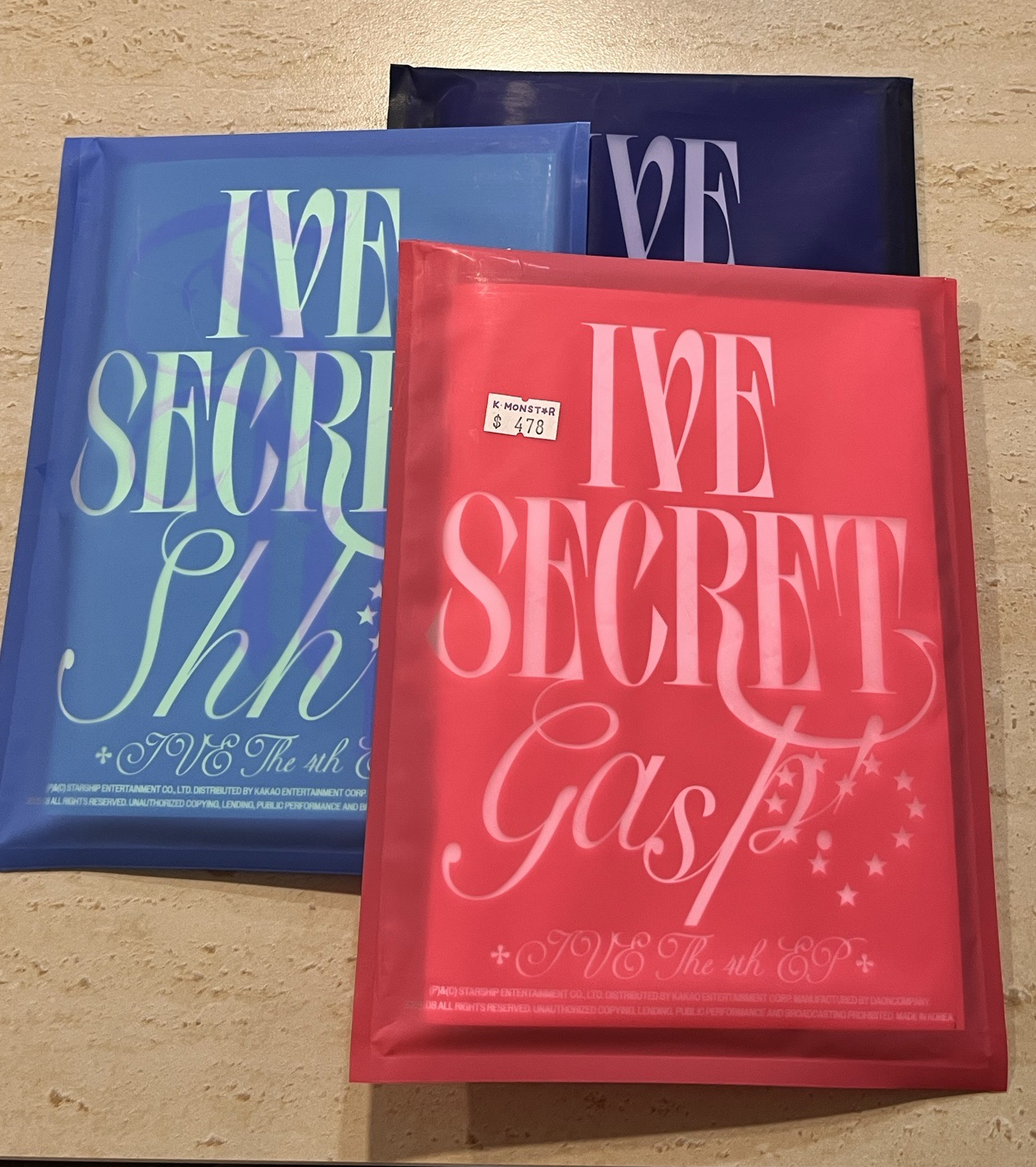 IVE SECRET 全專 三版合售