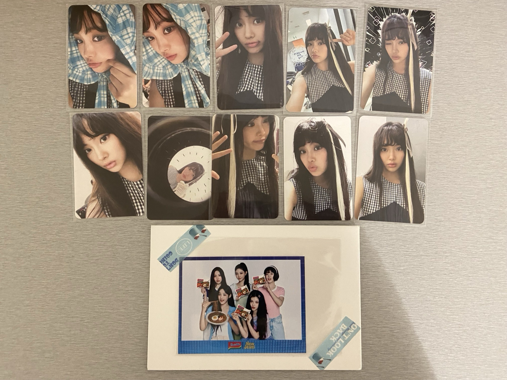 newjeans hyein年曆卡+營多代言明信片