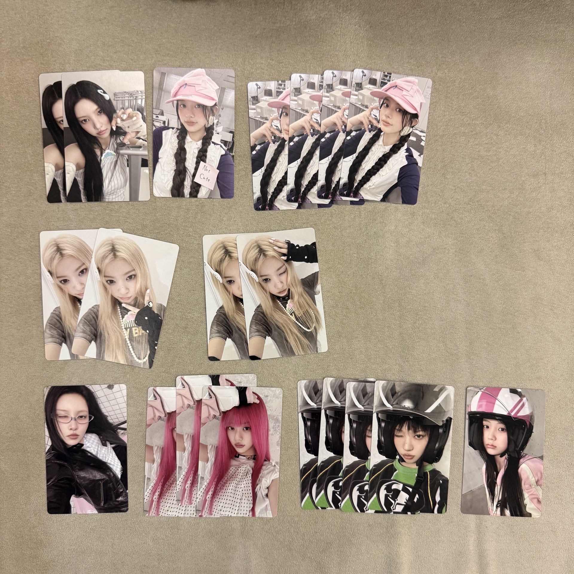 NOT CUTE ANYMORE 專卡