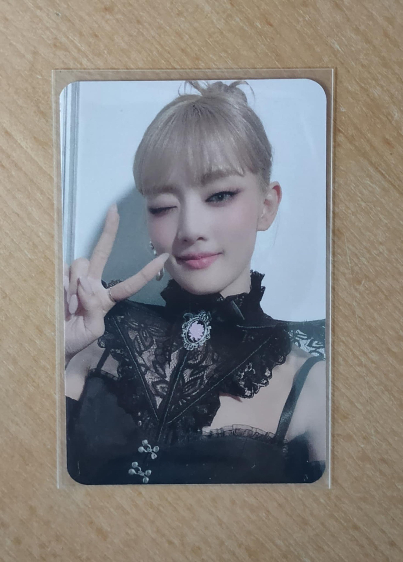 idle minnie限量打歌卡