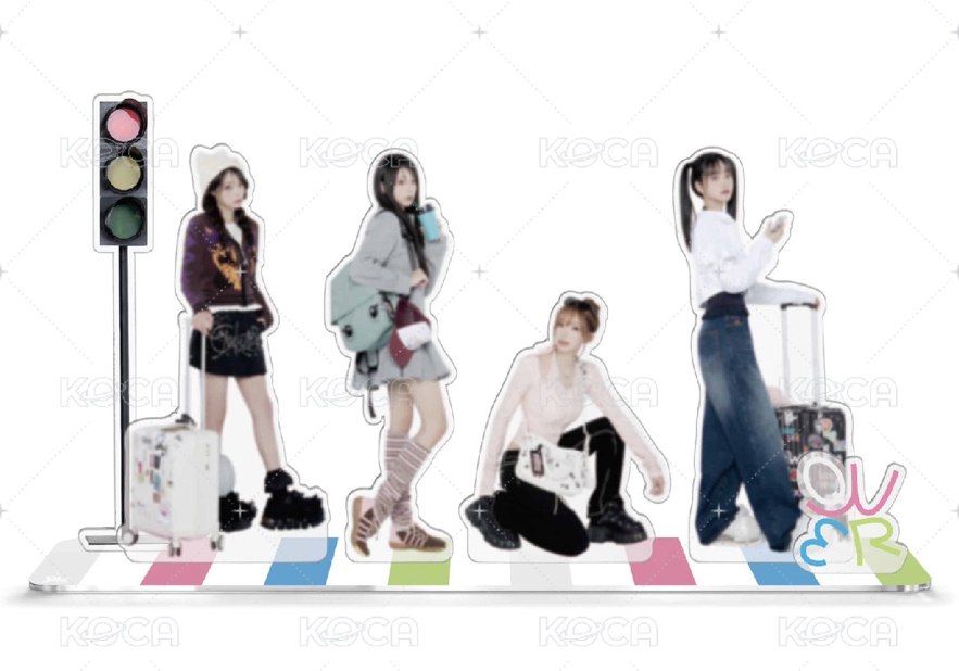 [線下購買/全新未拆］QWER韓安場 立牌