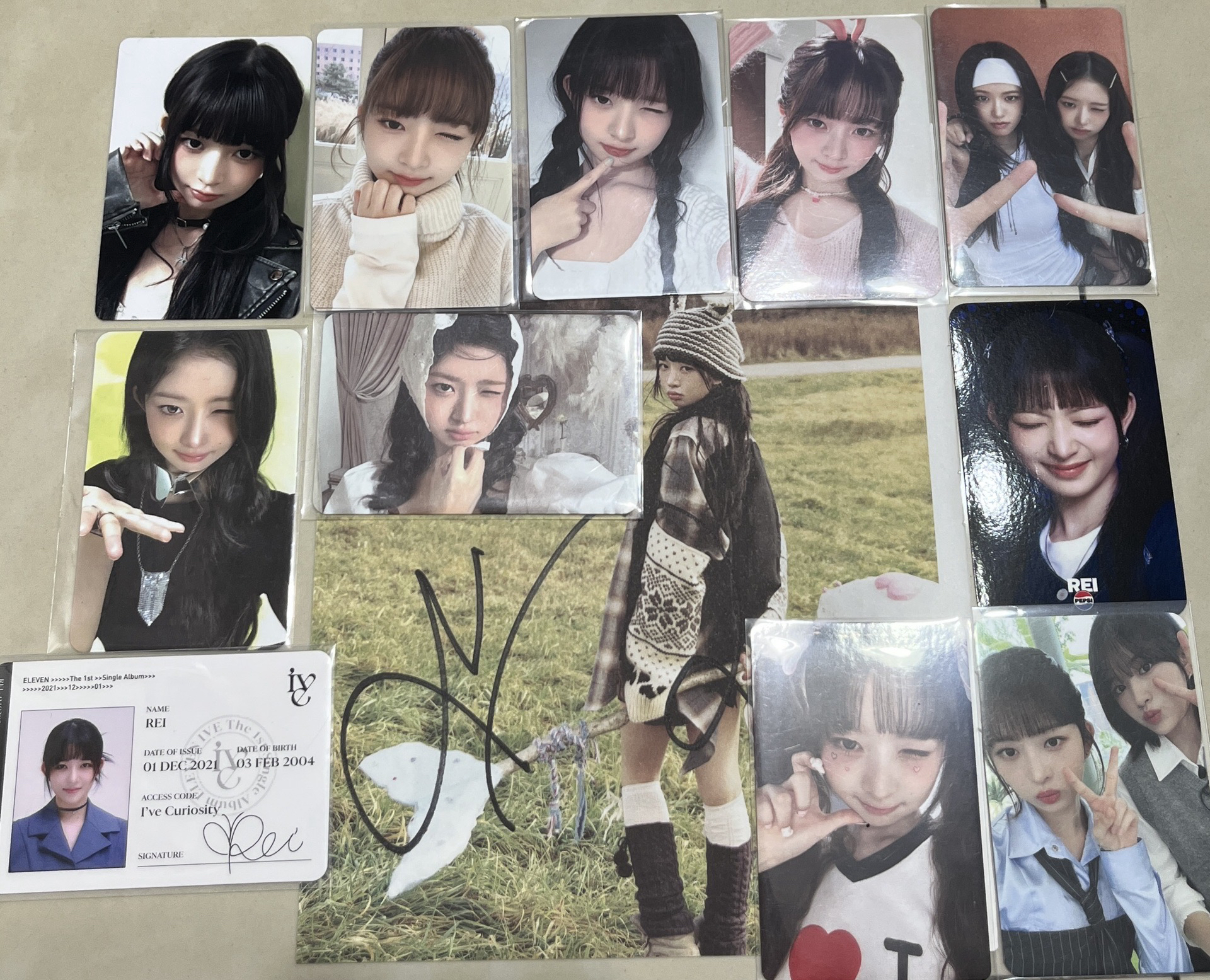 怜親簽+卡 小盤