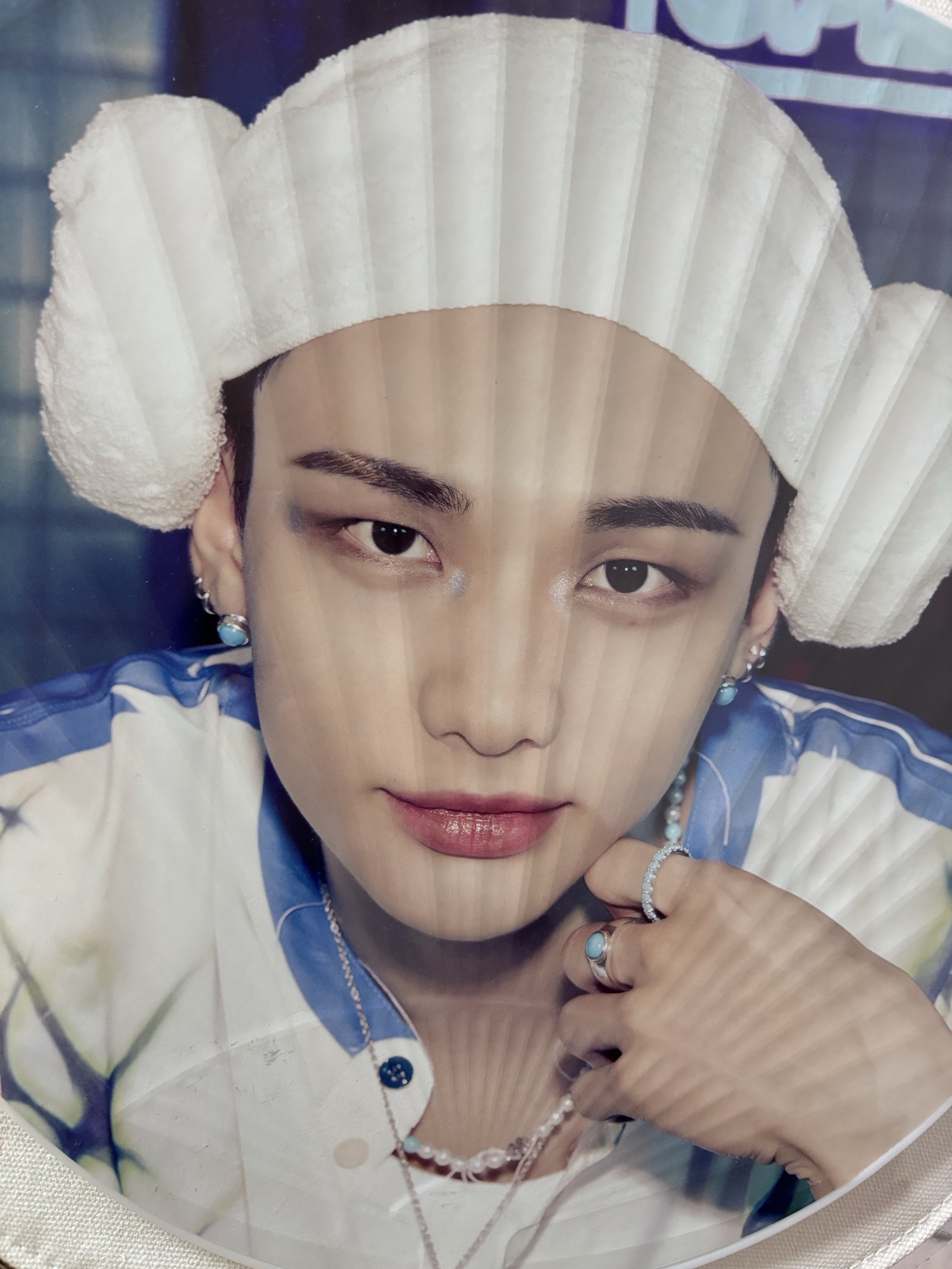 扇子扇套一起出 桑拿扇超萌