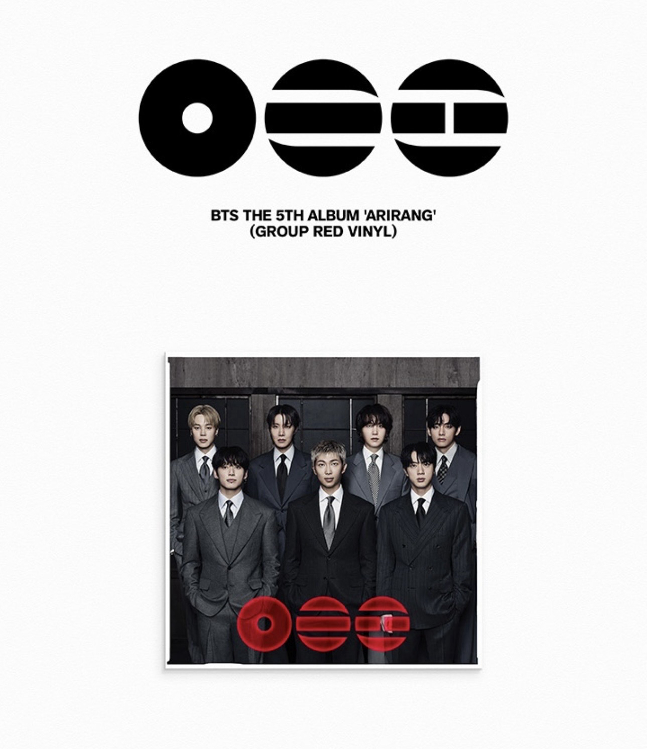 （非現快到了）BTS ARIRANG黑膠 （團體）