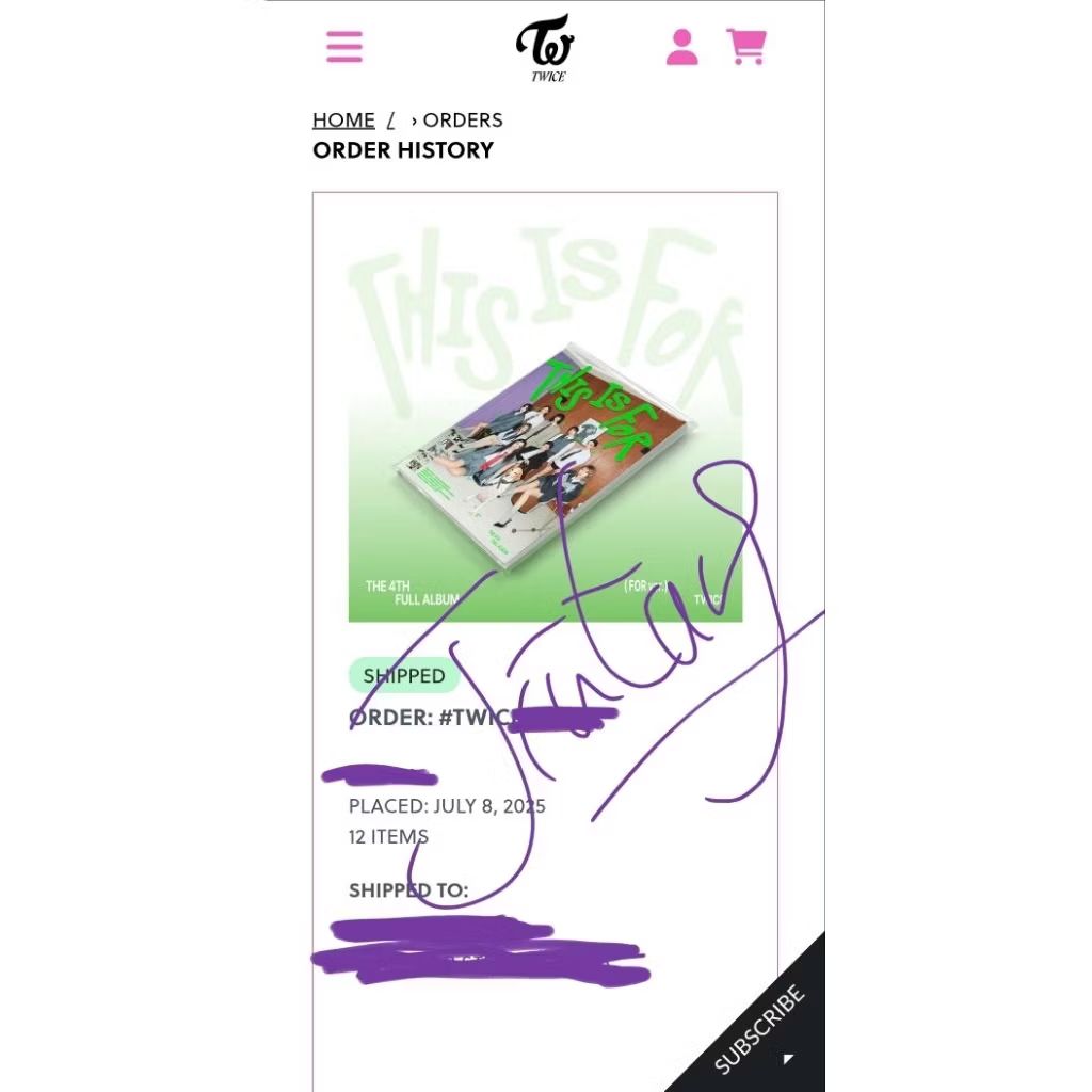 全專現貨【美國官網】TWICE 有拆封 簽名專輯 THIS IS FOR  (已確認簽名卡) 