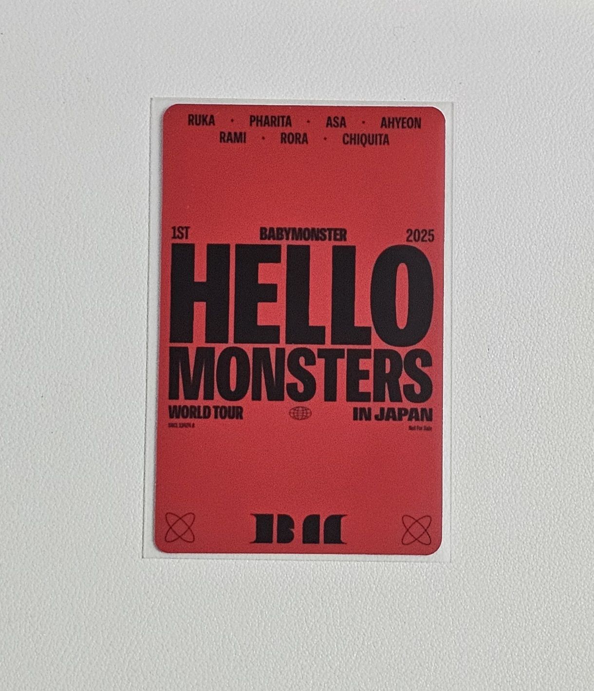 日巡CD初回限定生產盤特典卡 露