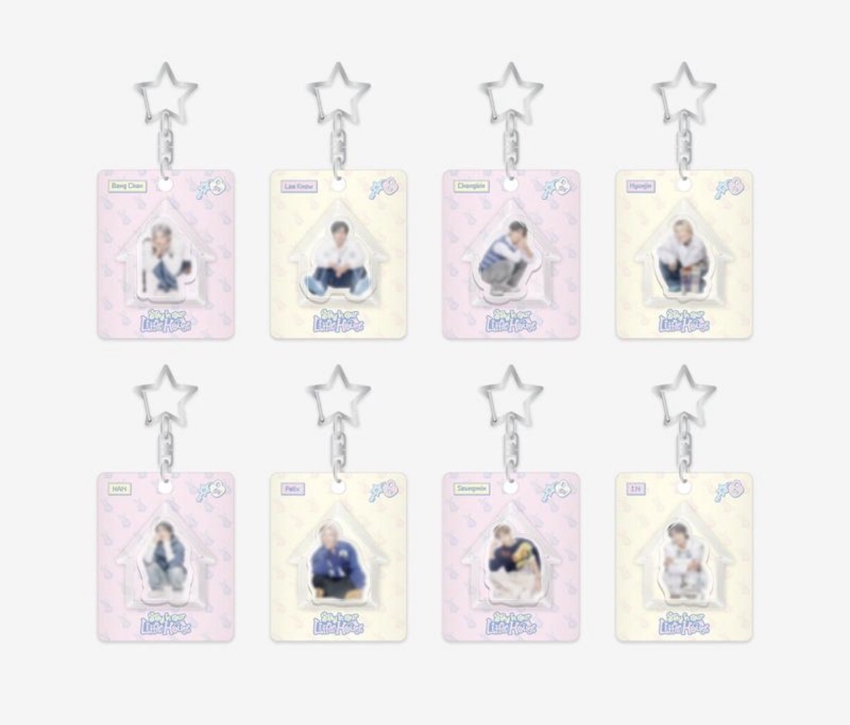 小房子鑰匙圈-旻