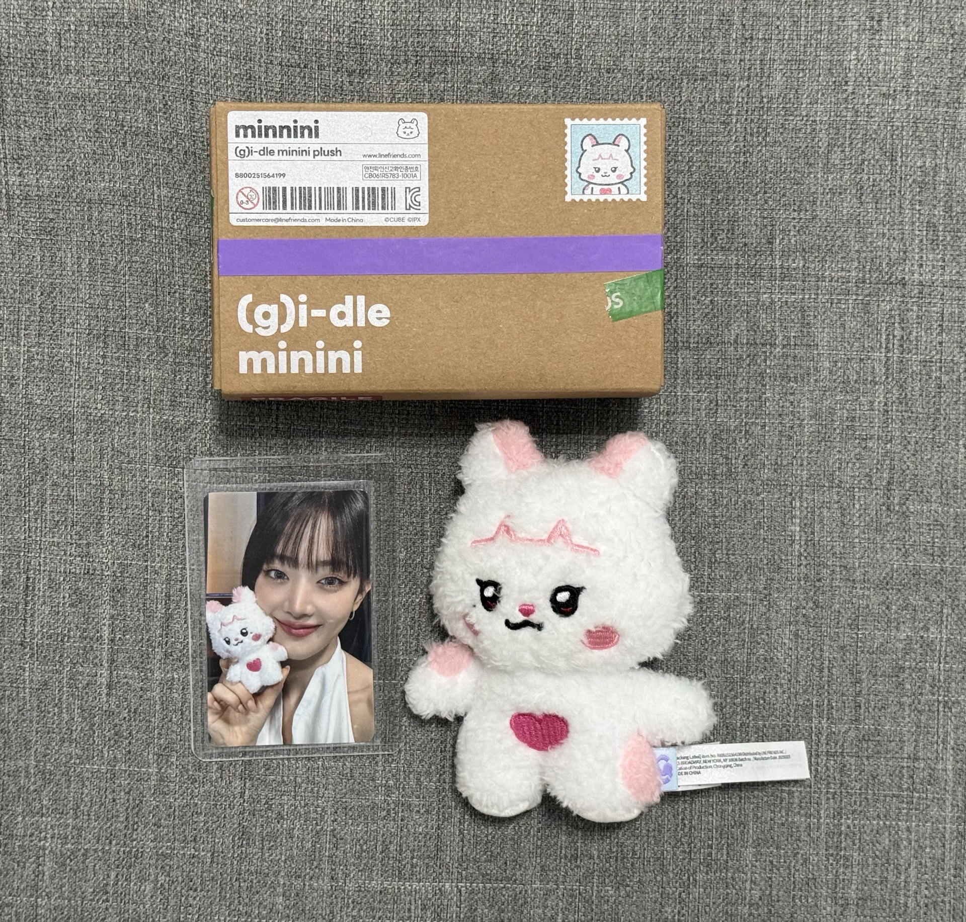 米妮盒娃 已拆含卡