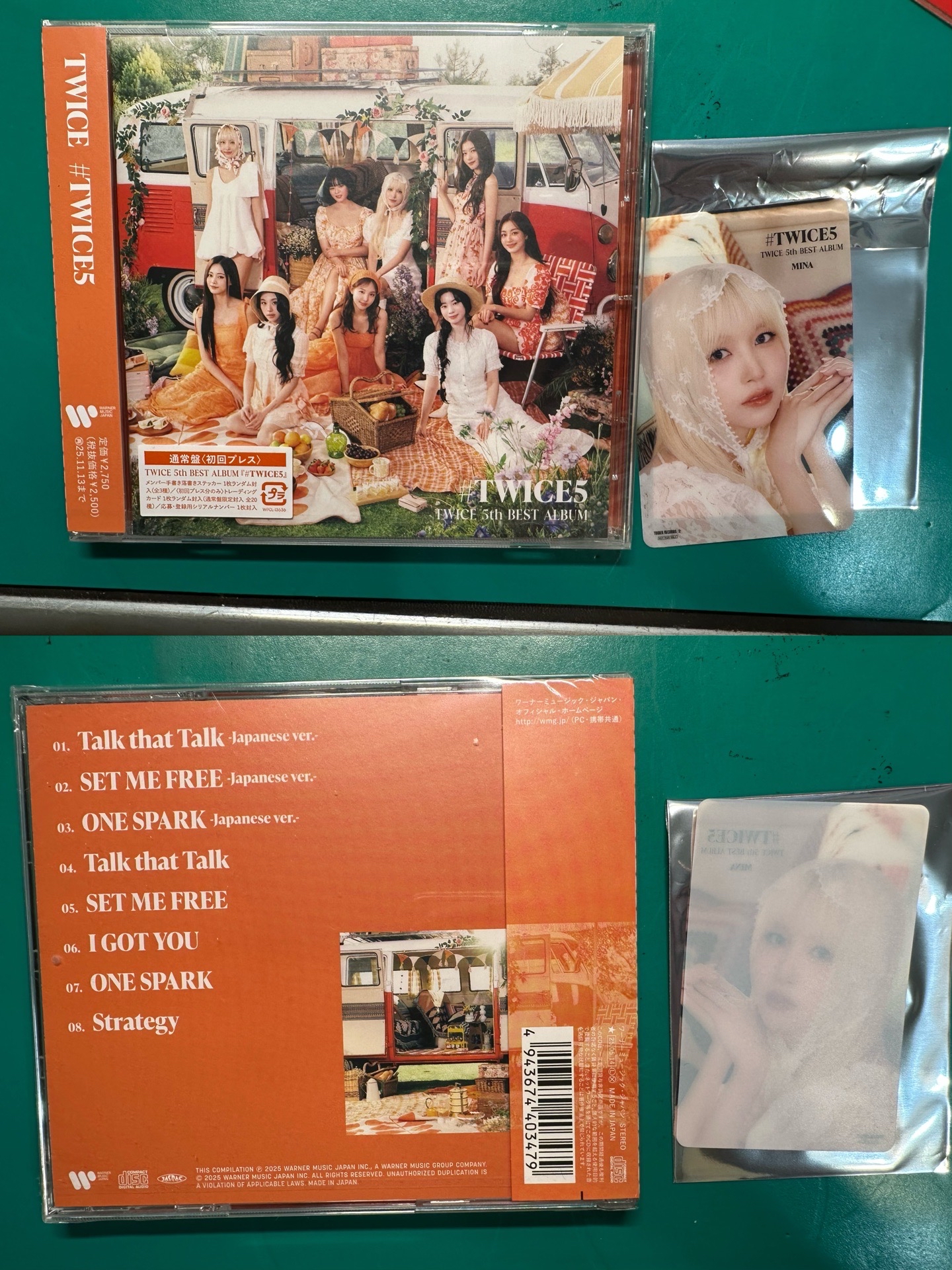 TWICE5 通常盤 Mina 塔店透卡