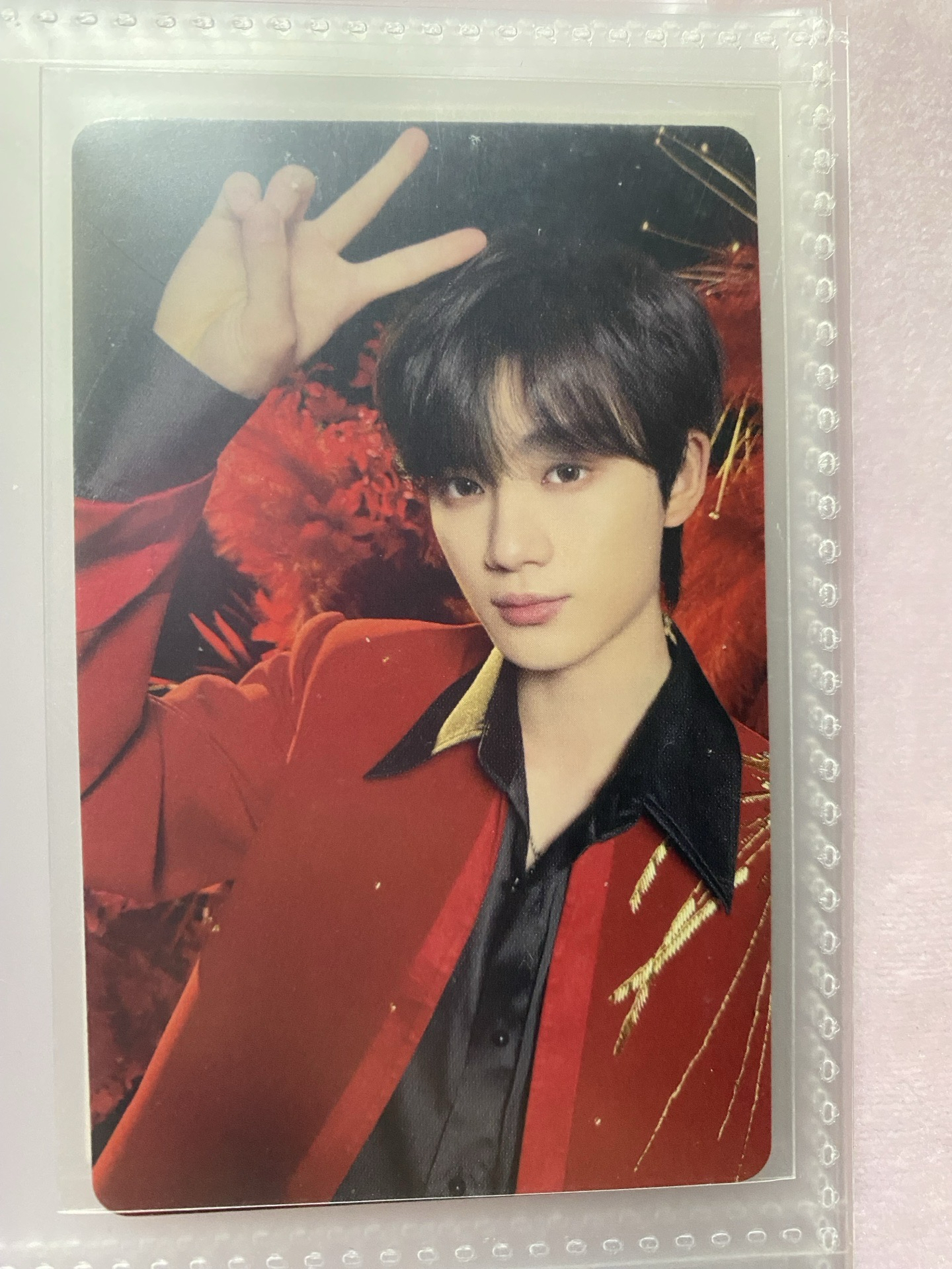 TNT 時代少年團 丁程鑫 參重樓 三專單封R卡 紅衣比耶