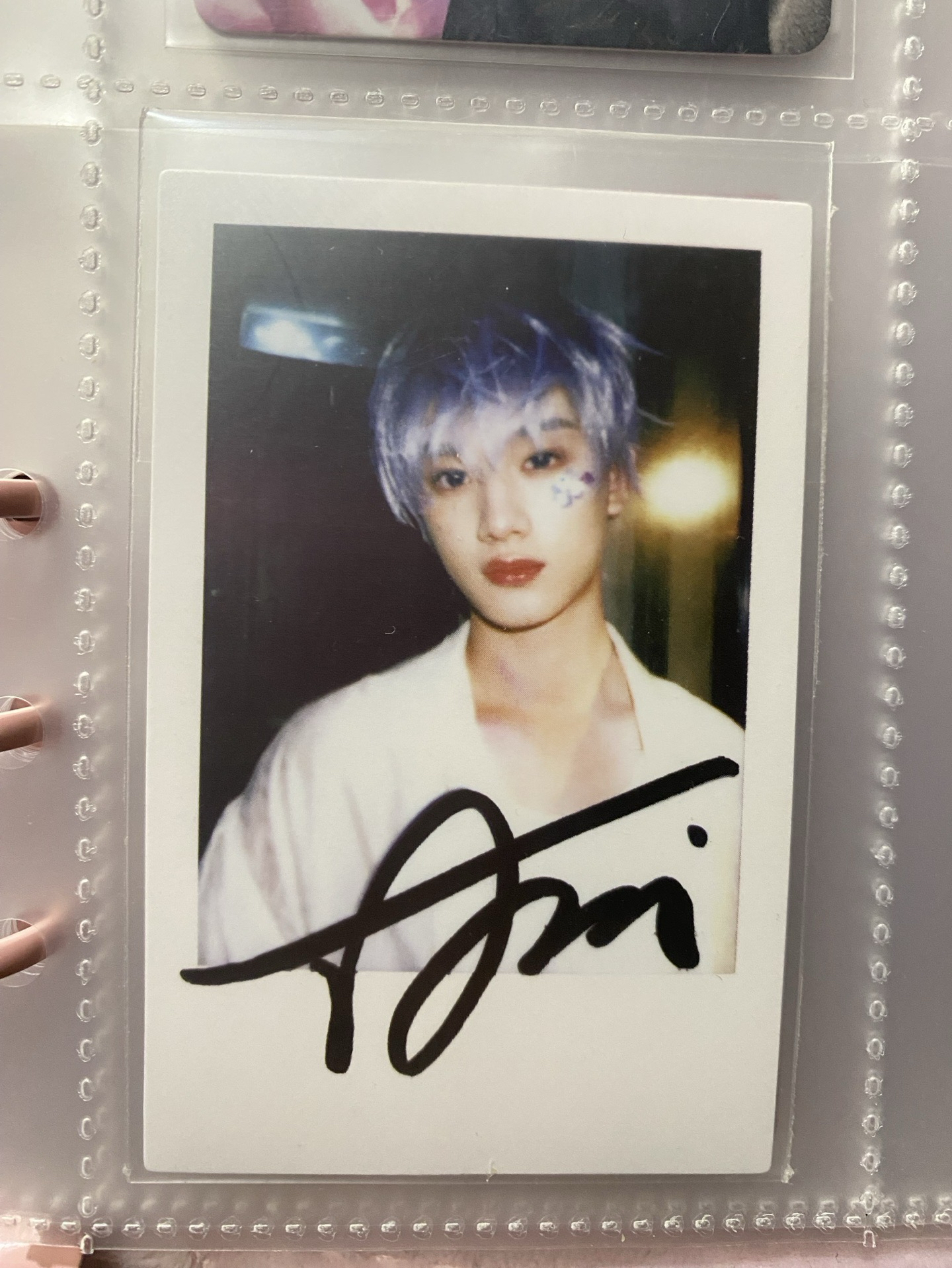 TNT 時代少年團 丁程鑫 1096 三週年藍髮拍立得