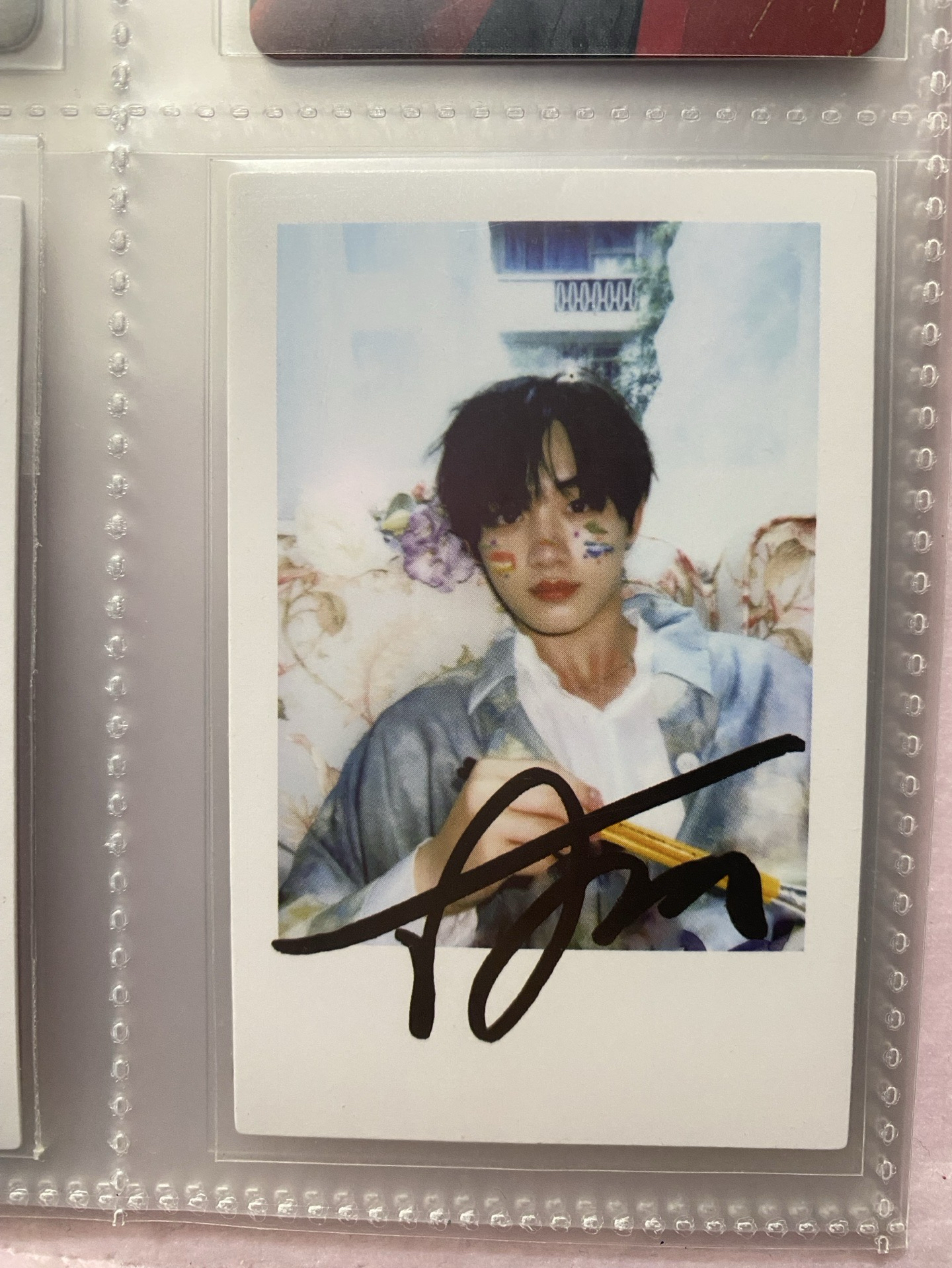 TNT 時代少年團 丁程鑫 1096 三週年黑髮小畫家拍立得