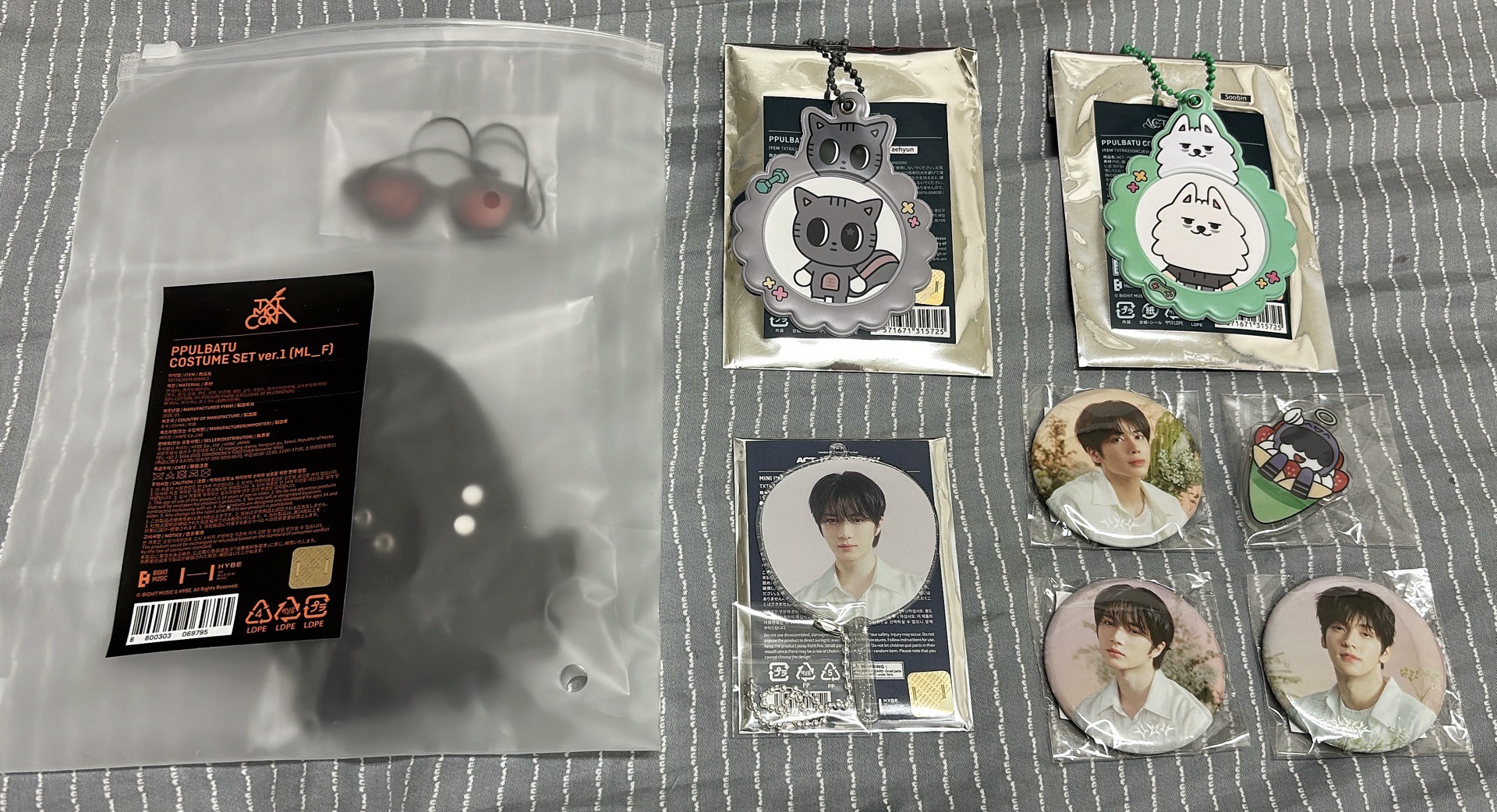 TXT 崔秀彬 姜太顯 崔杋圭 徽章 徽章套 娃衣 勇猛 松喵 哼呀寧